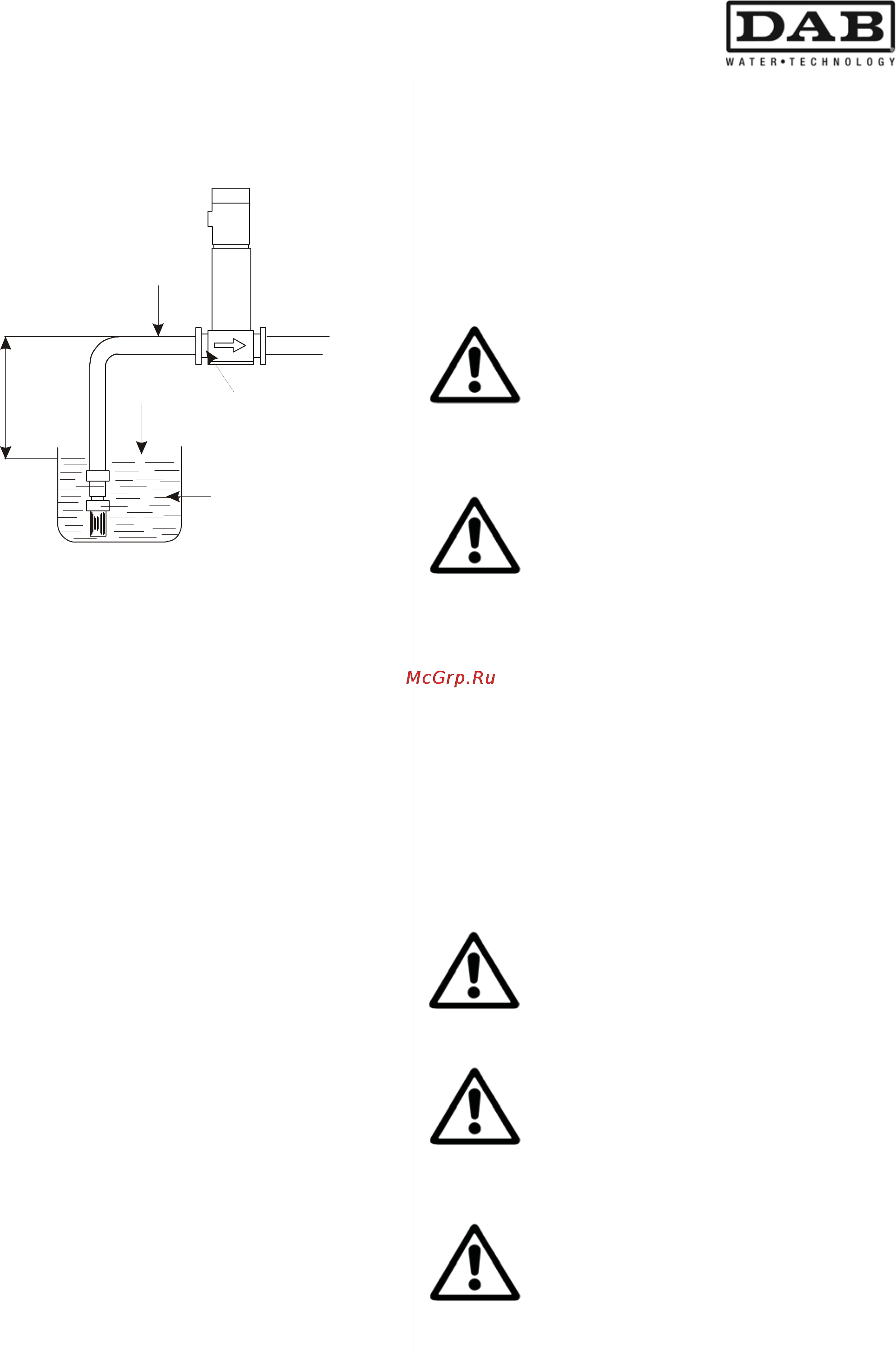 DAB KVC 70-30 T [16/108] Attention effectuer une mise à