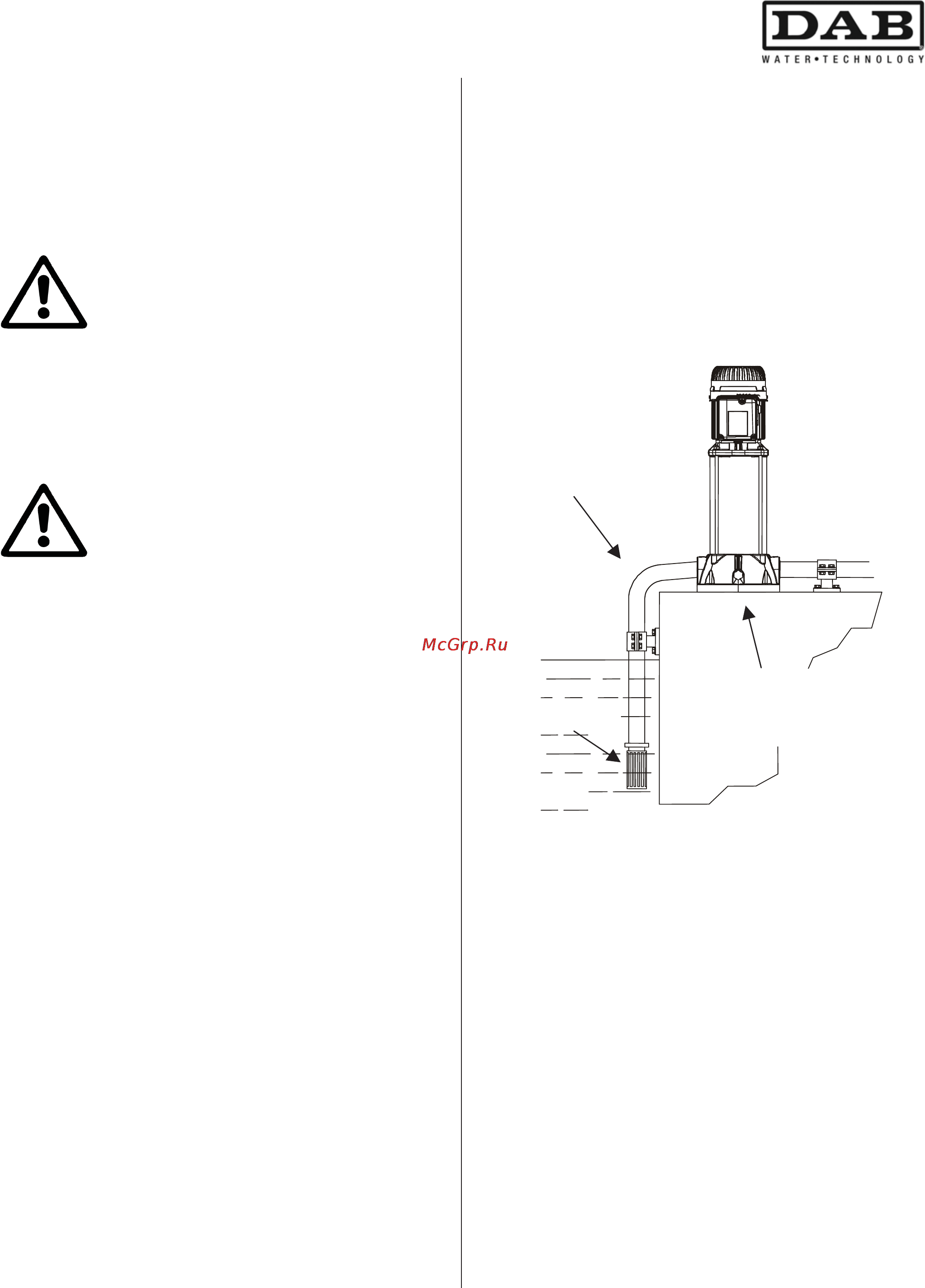 DAB KVC 70-30 T [22/108] Installation