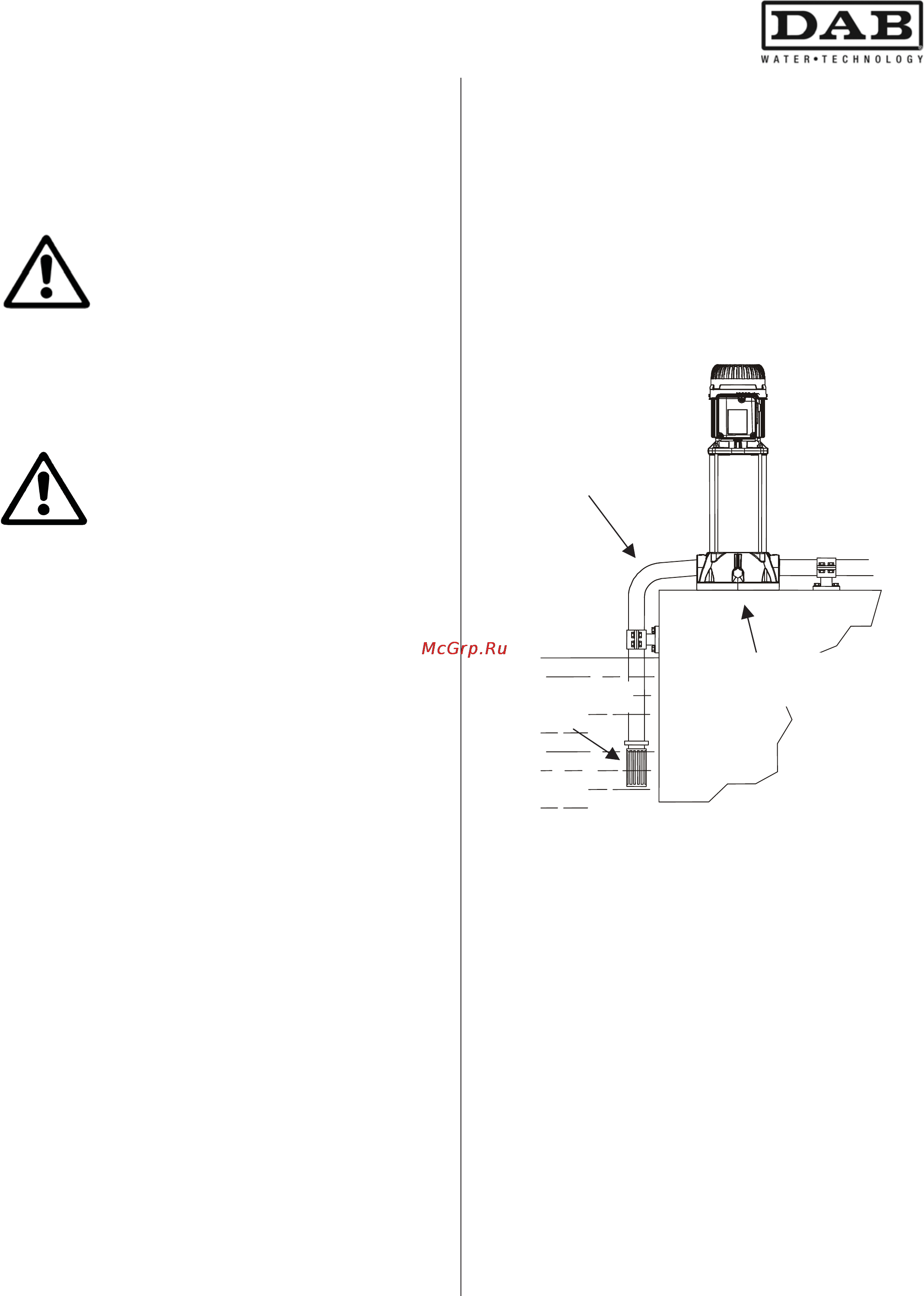DAB NKV 10/9 T [85/108] Instalarea