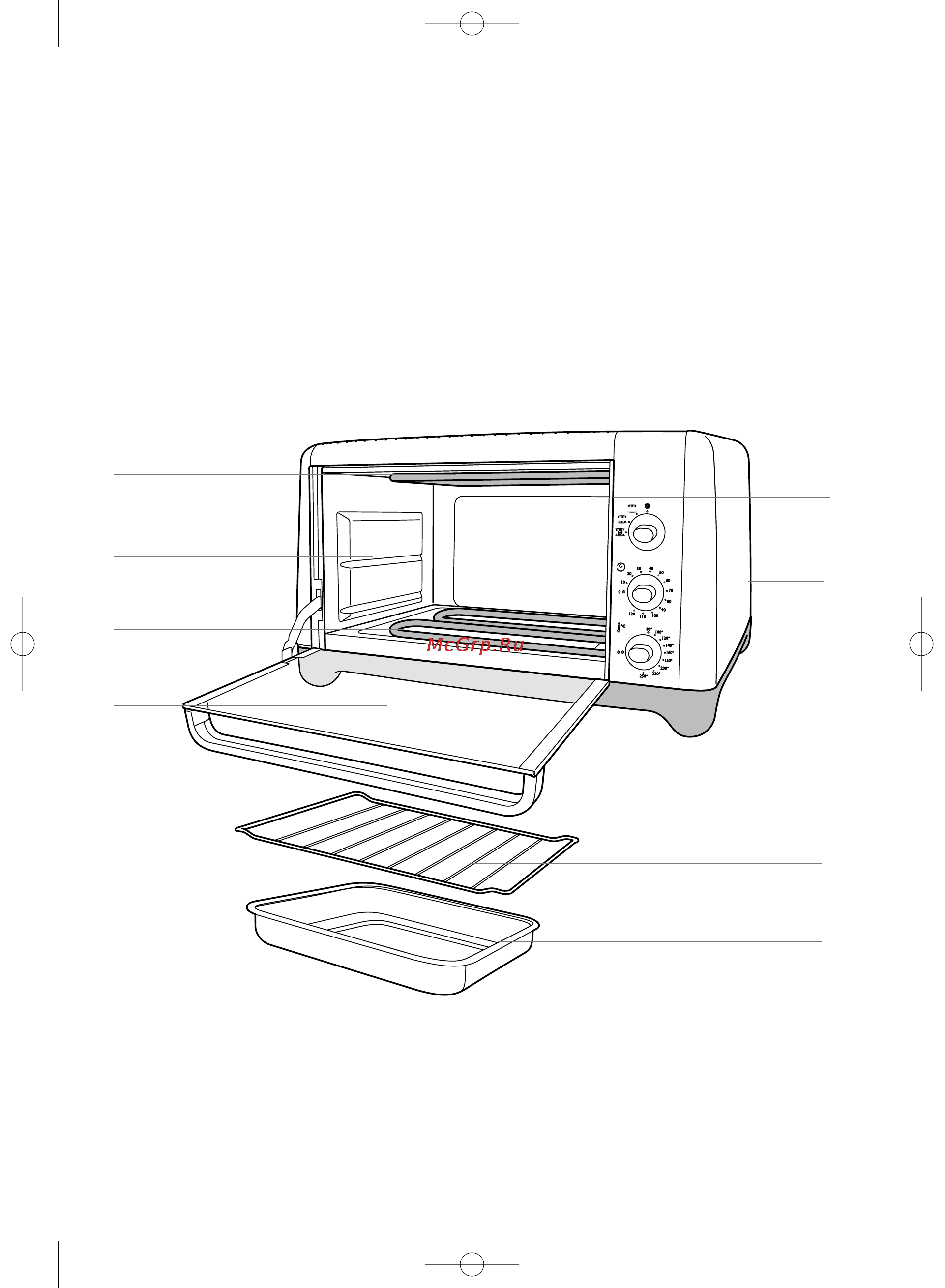 Tefal OV 4735 [3/48] Gerätebeschreibung beskrivende skema beskrivning beskrivelse kaaviokuva схема описание schemat opisowy szemléltető ábra
