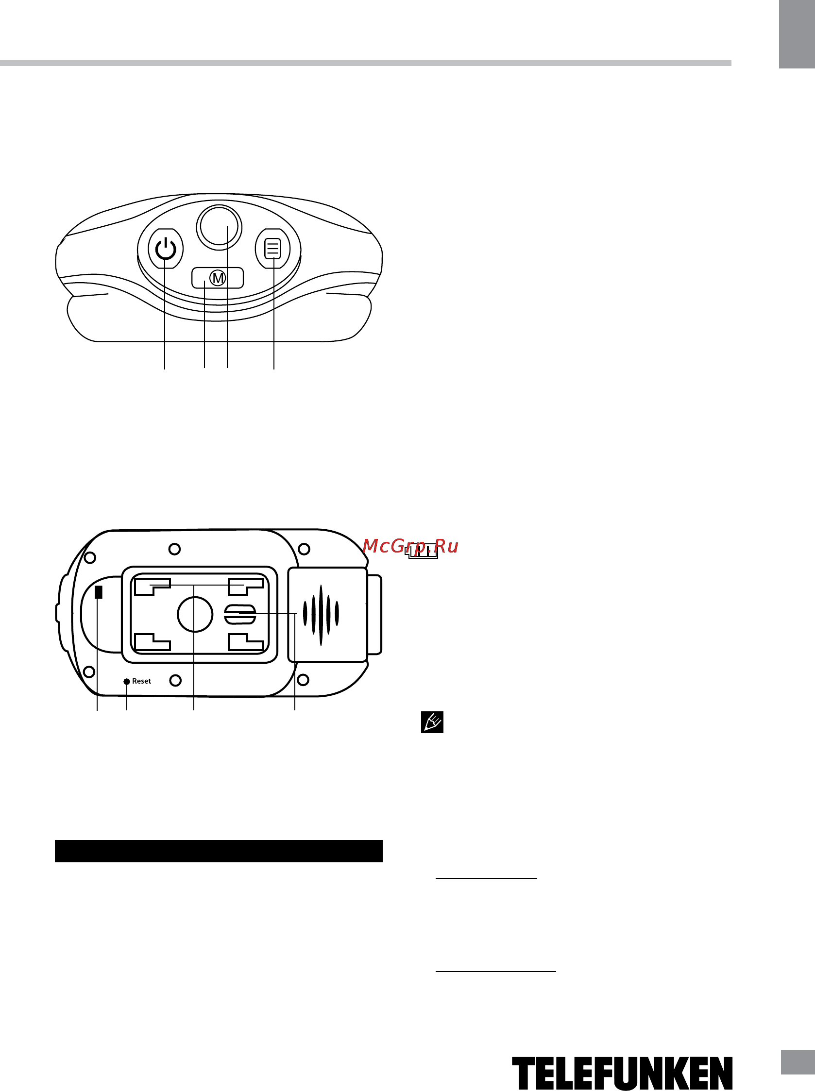 Telefunken TF-DVR12HD [3/14] Instruction manual