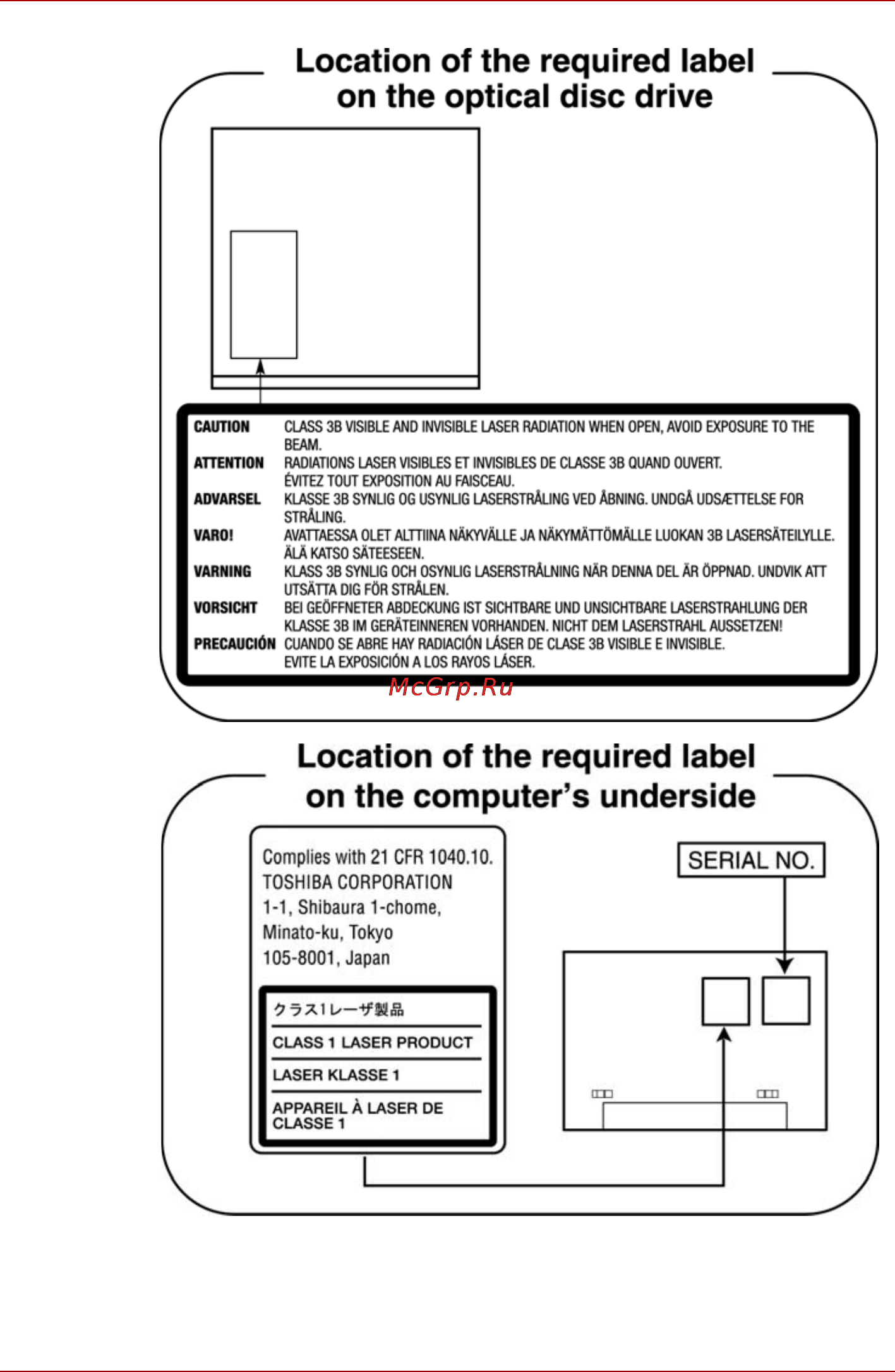Toshiba Port R500-11C Инструкция по эксплуатации онлайн [6/242] 147057