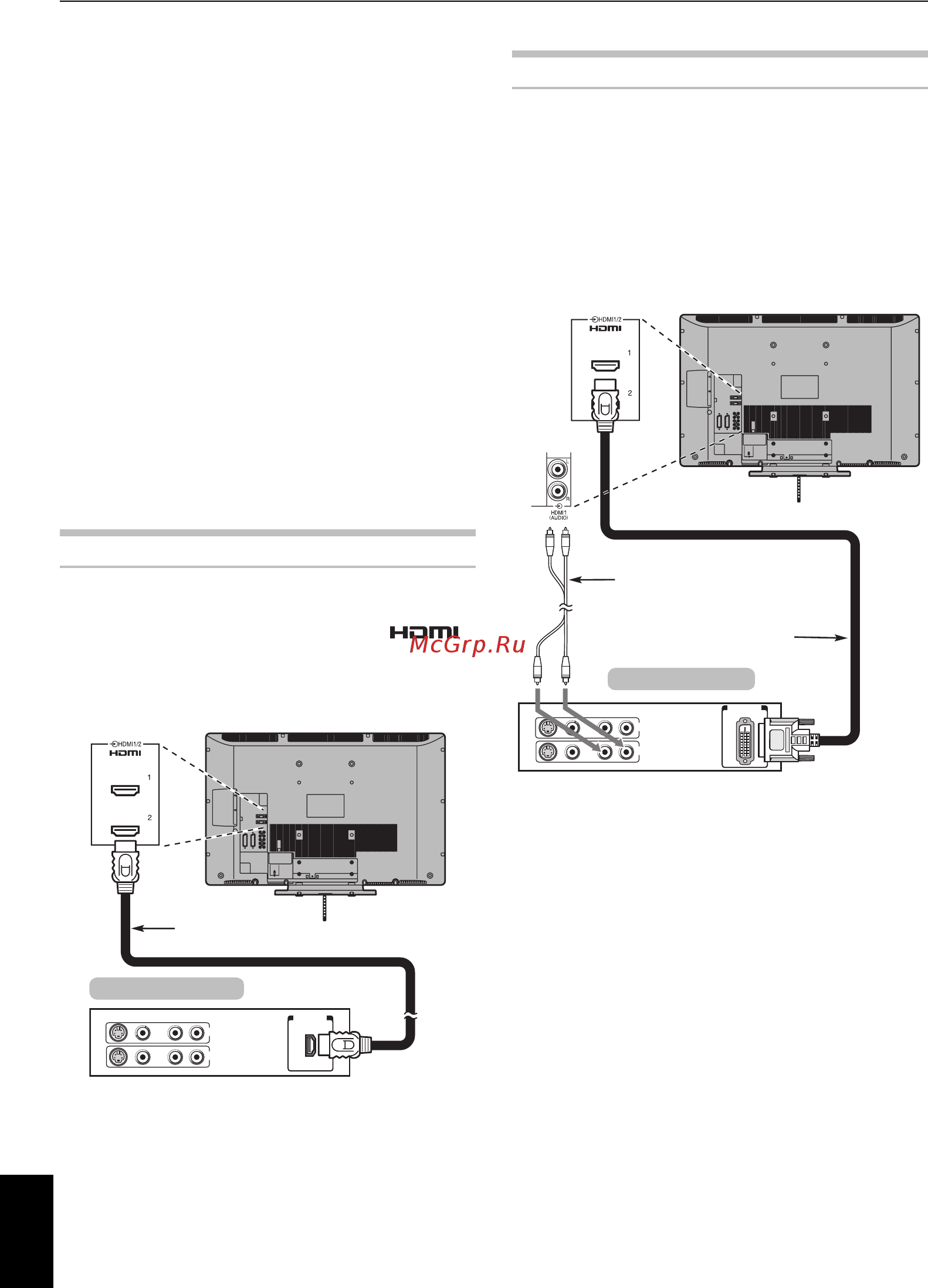 Toshiba 32 AV500 PR [8/32] Подключение устройства dvi