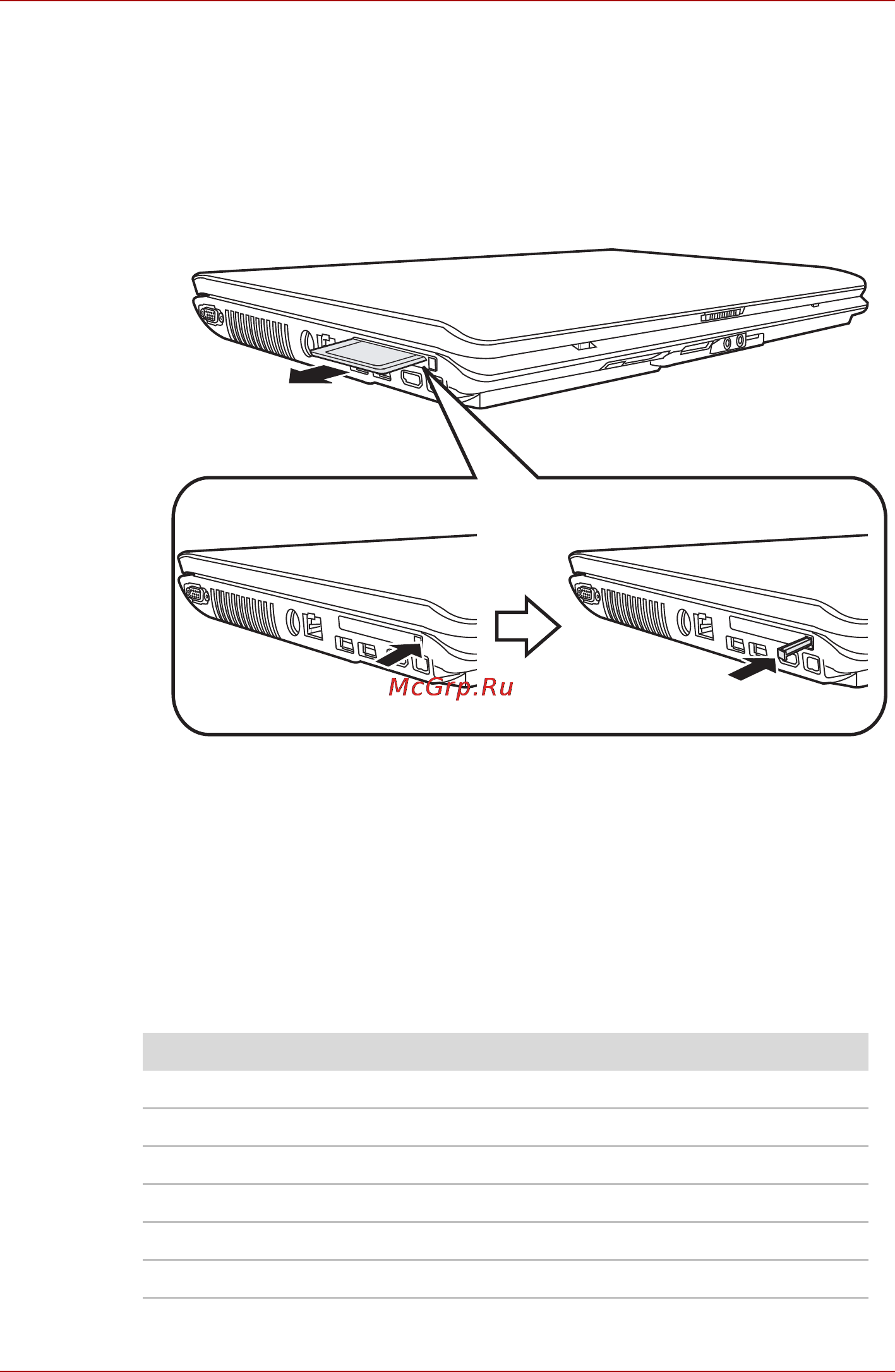 Toshiba Satellite A200-14D [114/173] Карты памяти sd sdhc mmc ms ms pro xd