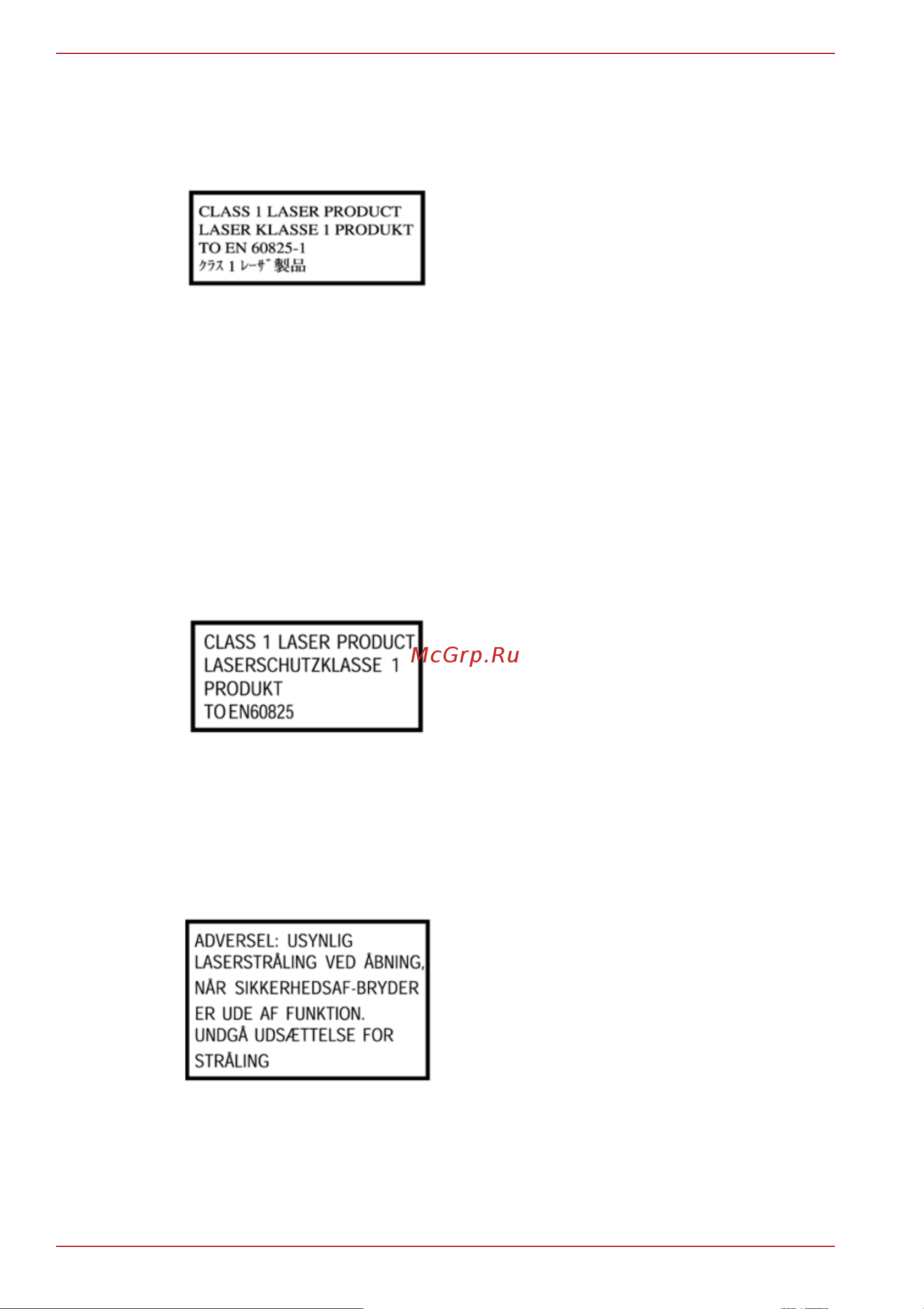 Toshiba Satellite A300-1OE [14/240] Меры предосторожности для пользователей во всех странах