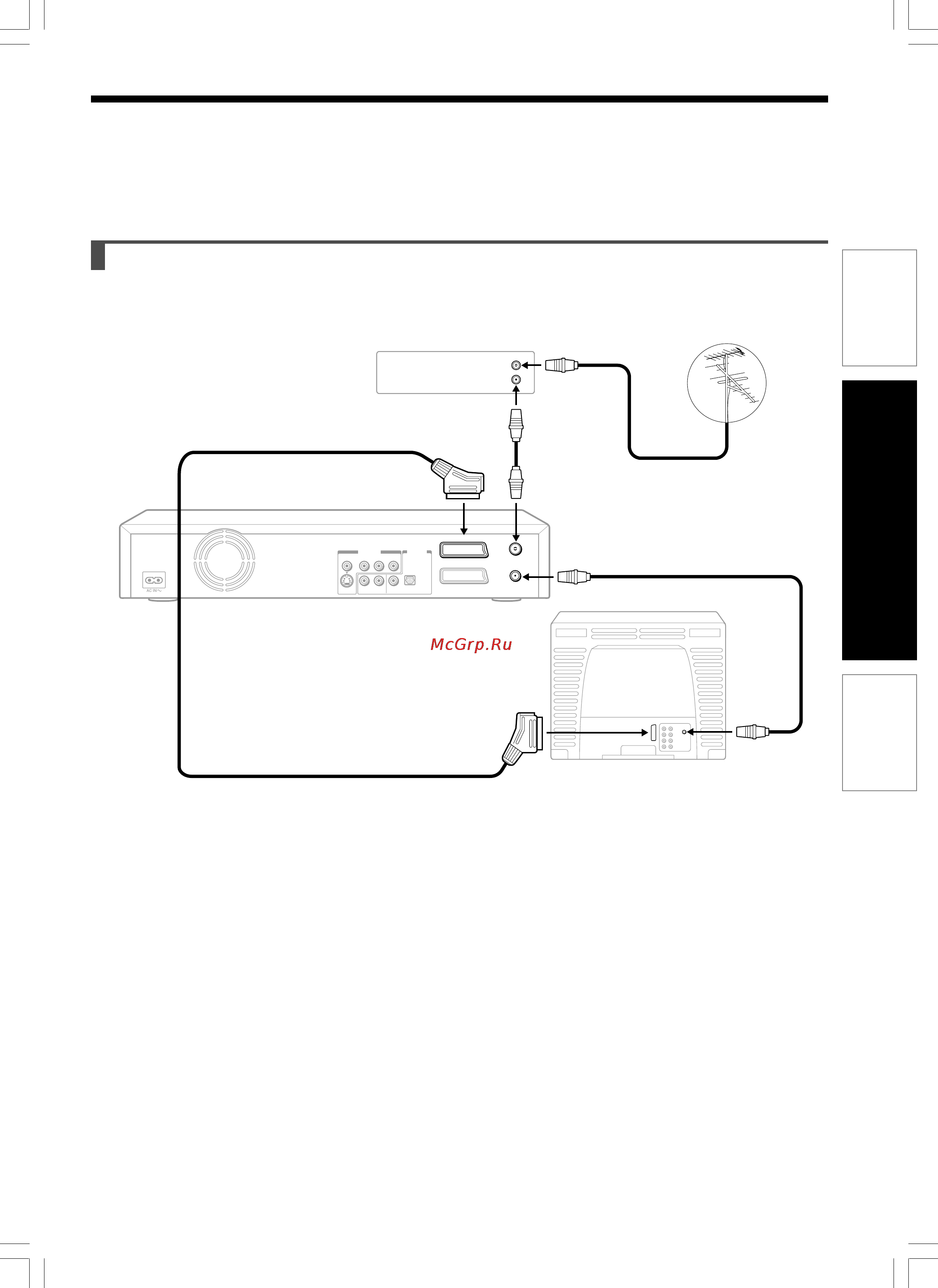 Toshiba D-R1-S/TG [19/56] Использование коаксиального кабеля