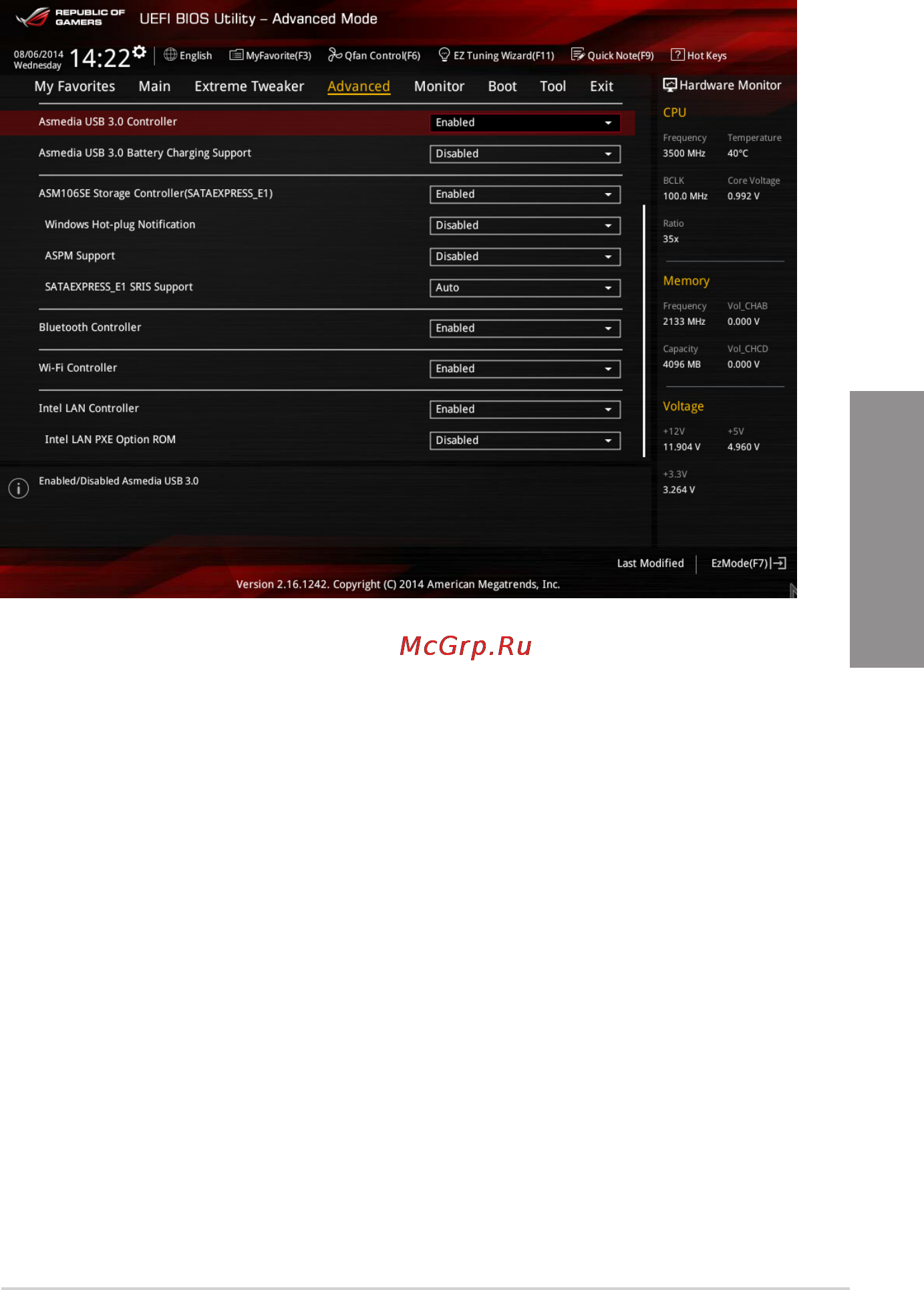 Asus rog rampage v extreme [127/230] Onboard devices configuration