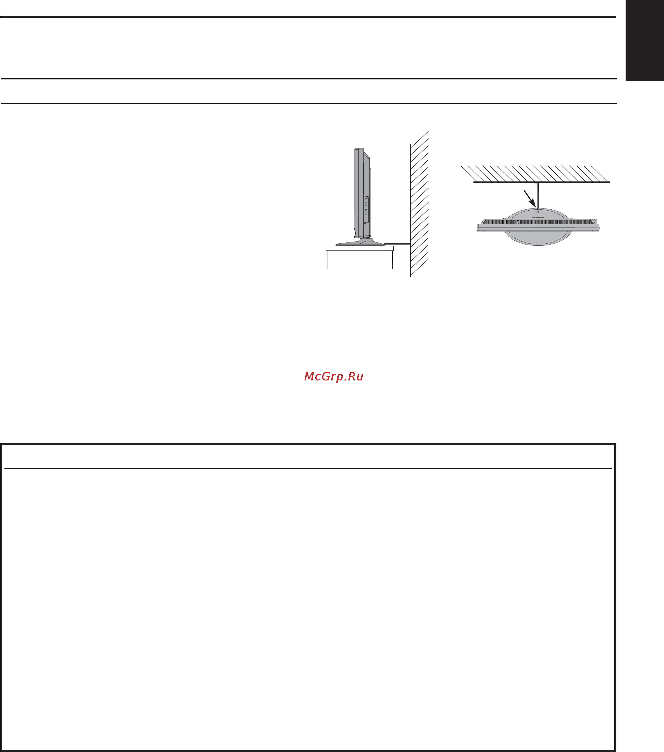Toshiba 22 AV606 PR [4/39] Инструкции по установке и другая важная информация