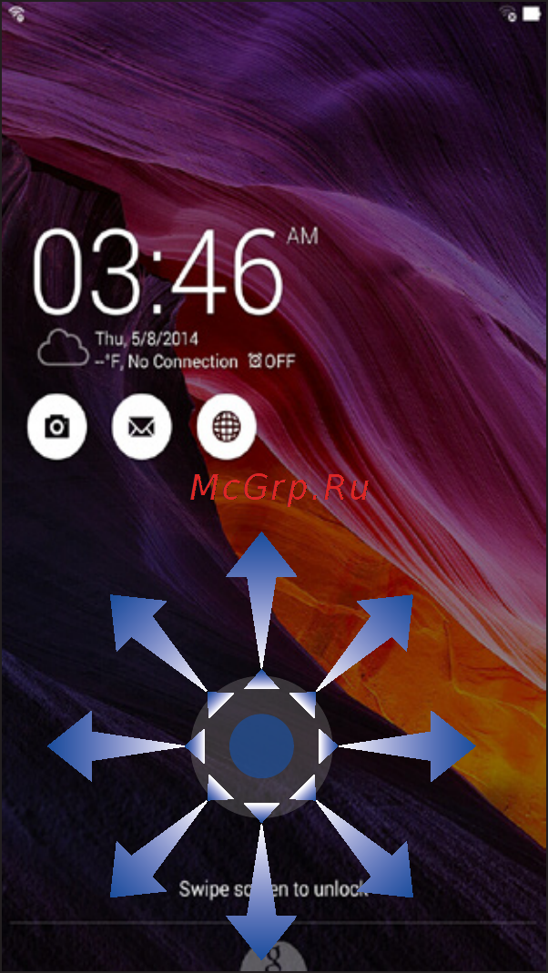 Asus MeMO Pad 7 ME176СX 8Gb Black [117/150] Unlock screen options