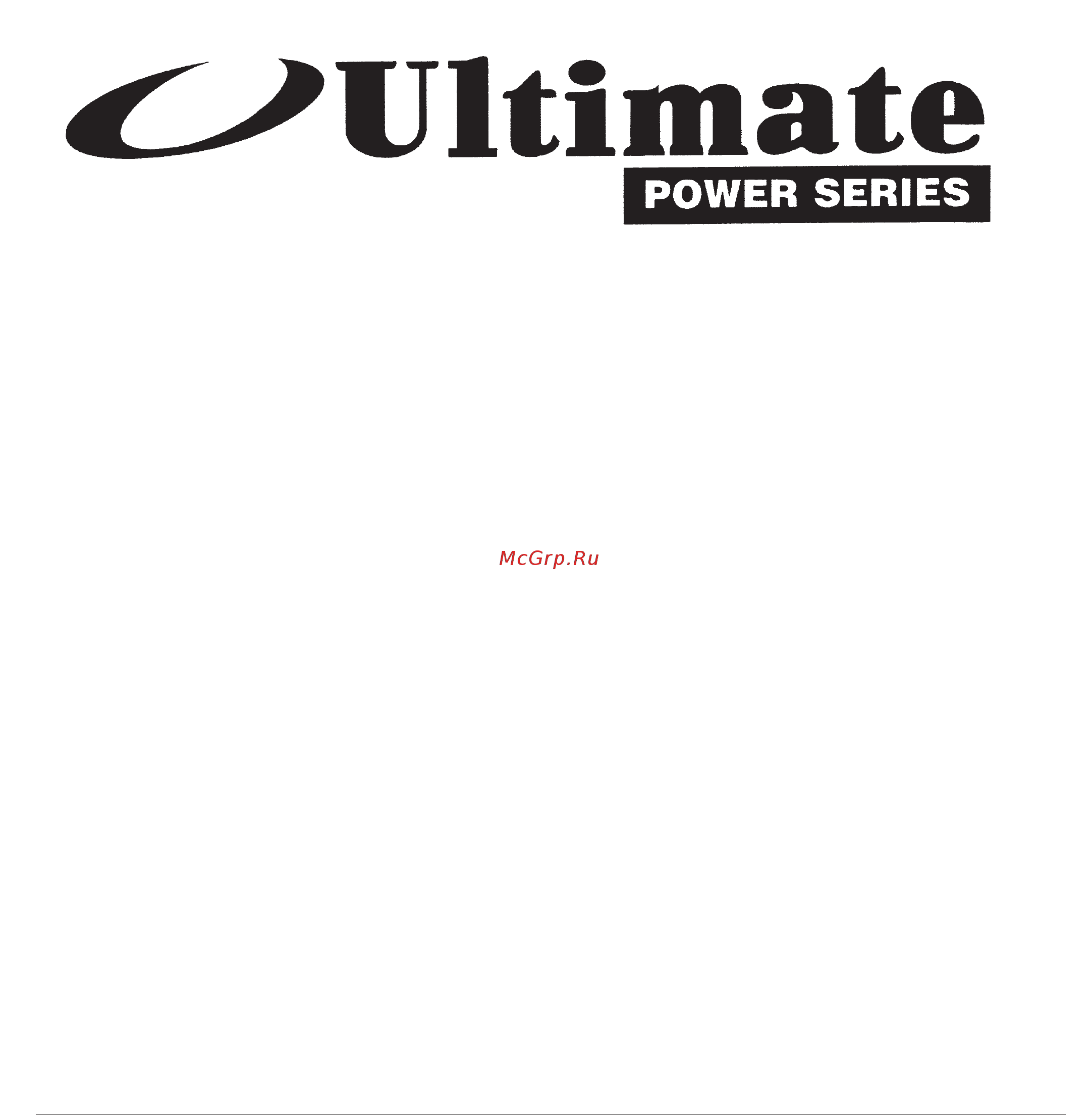 Ultimate Power 10'' SP Инструкция по эксплуатации онлайн