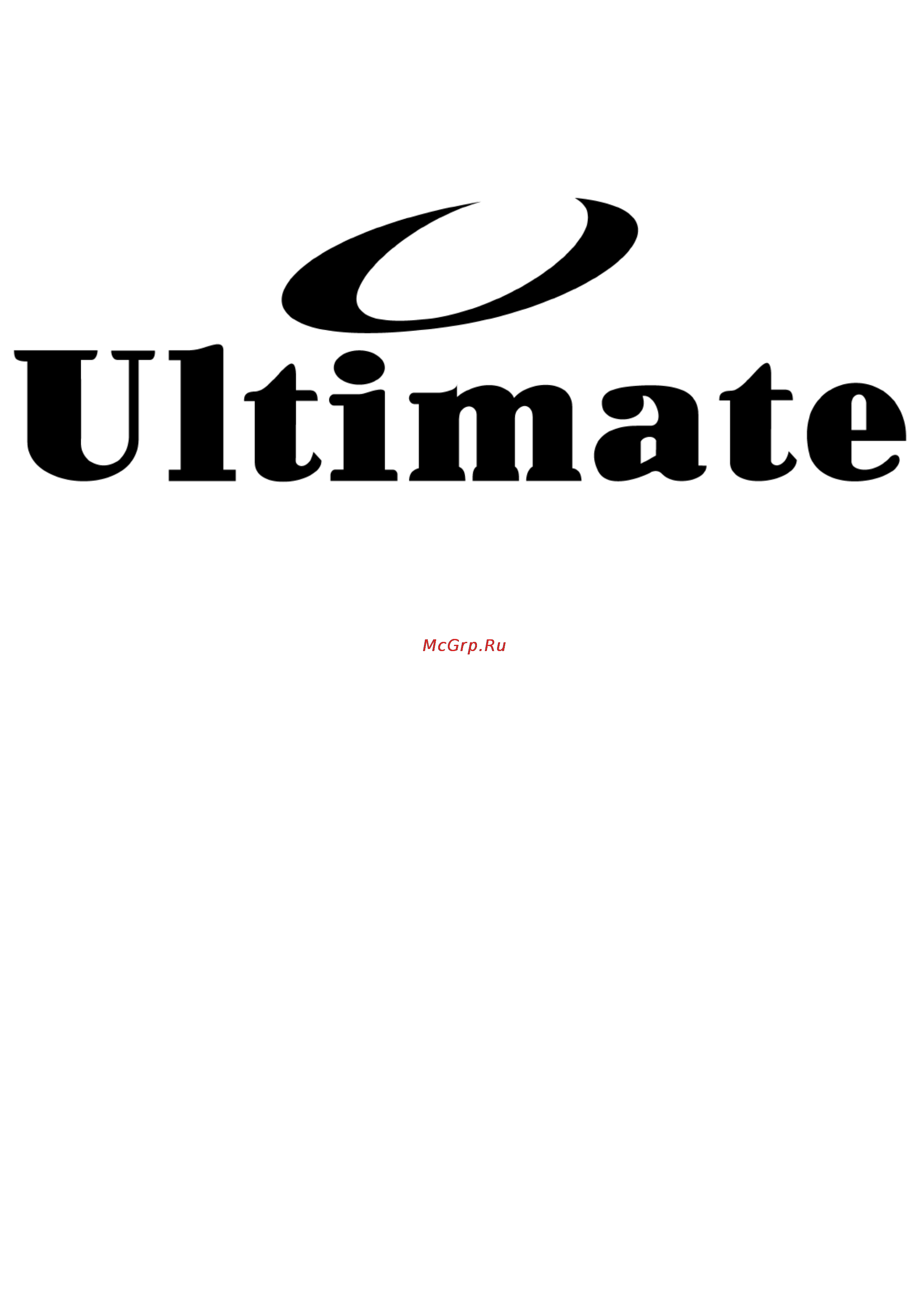 Ultimate Korus K30 Wn Инструкция по эксплуатации онлайн