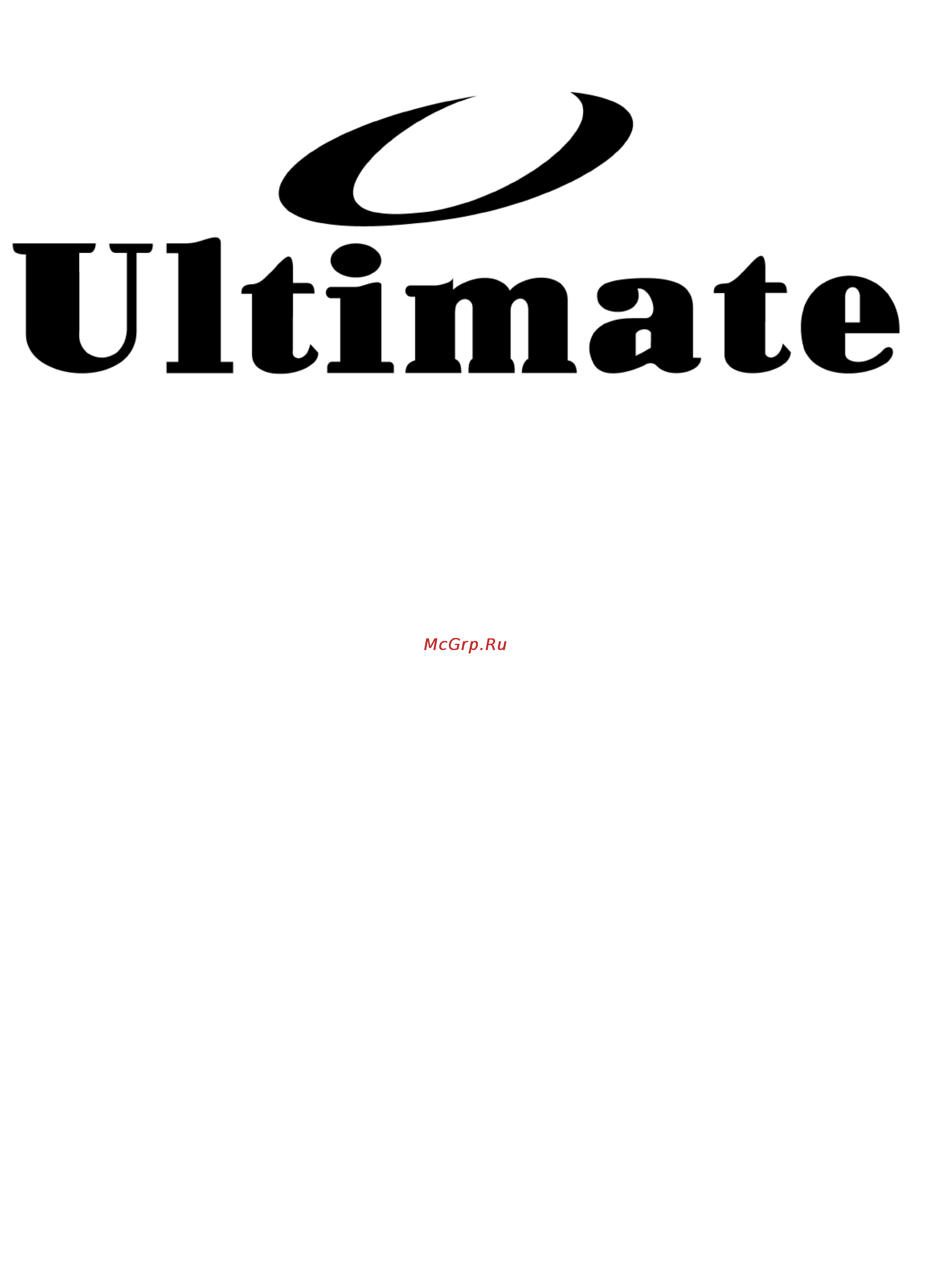 Ultimate Korus KSW10 W Инструкция по эксплуатации онлайн