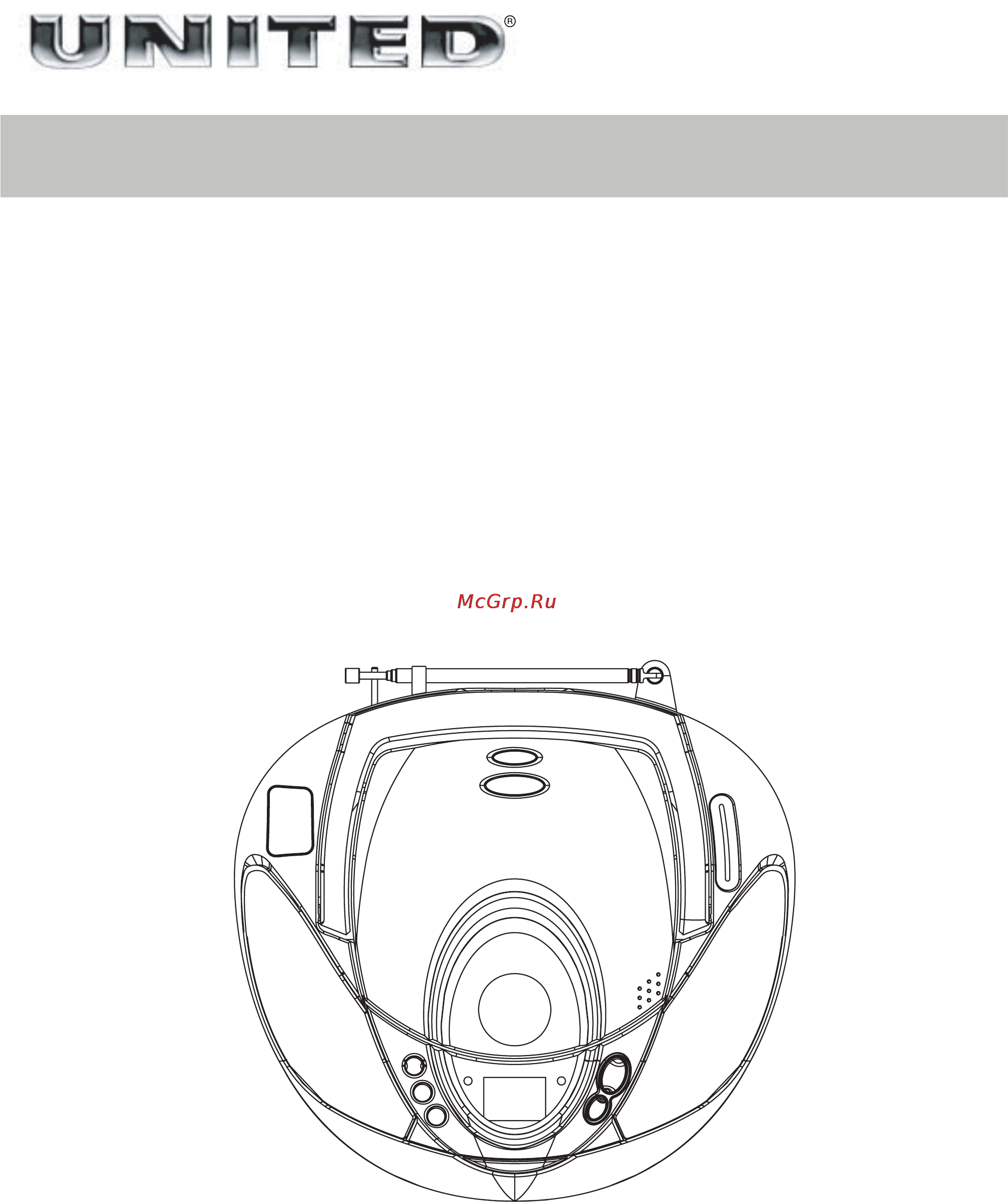 United RCD-7351 Инструкция по эксплуатации онлайн
