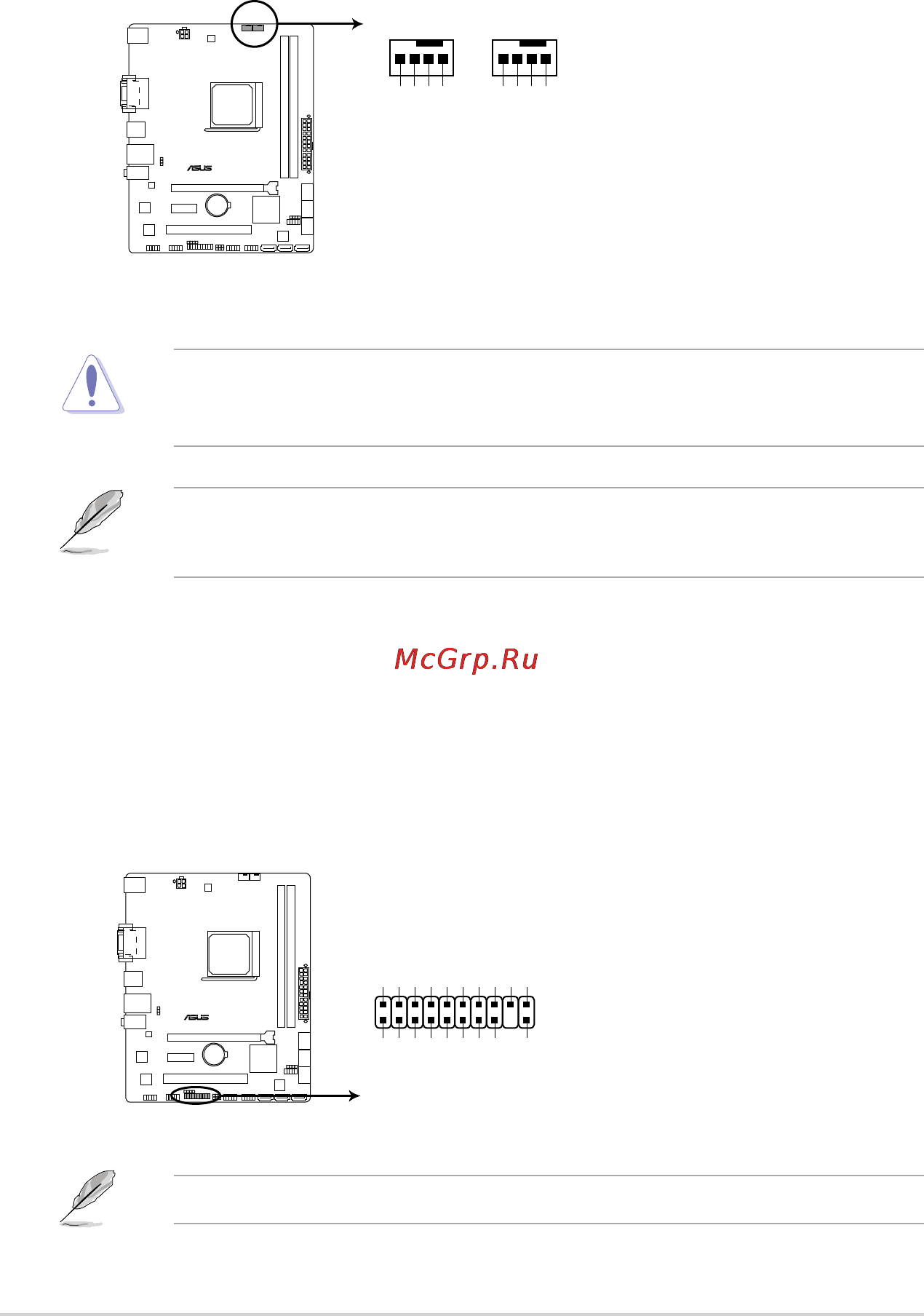 Asus a58m-e [22/47] Internal connectors