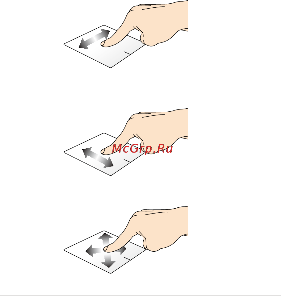 Asus x750ln, 90nb05n1-m01520 [27/114] Gestures for the touchpad