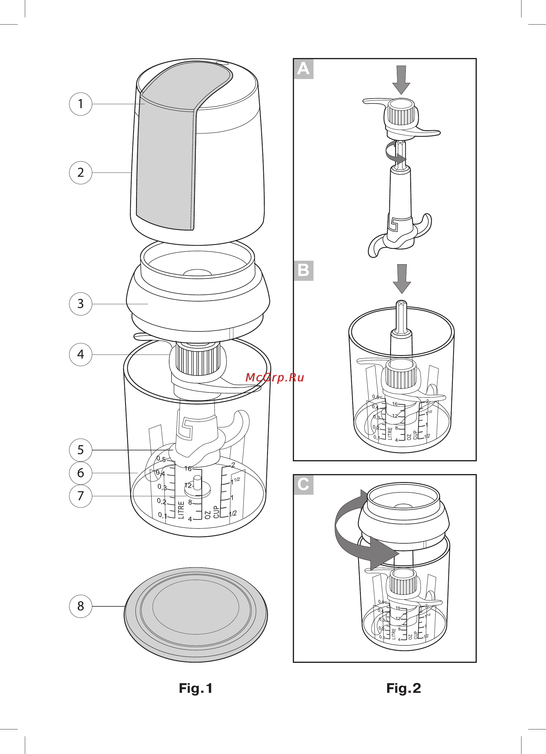 Vitek VT-1645 GY Инструкция по эксплуатации онлайн [2/5] 147544