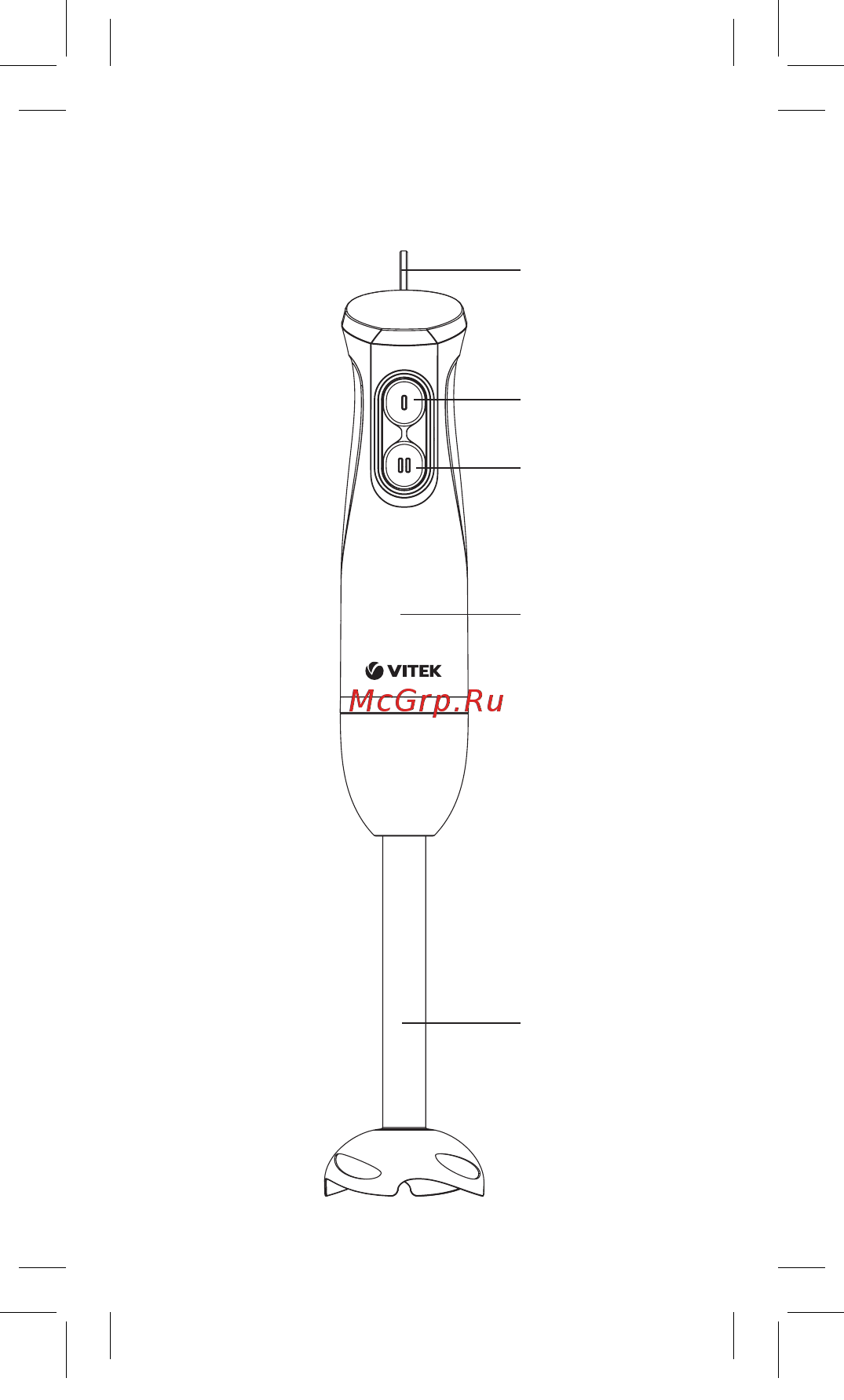 Vitek VT- 3418 W, витринный образец Инструкция по эксплуатации онлайн [2/9] 804798