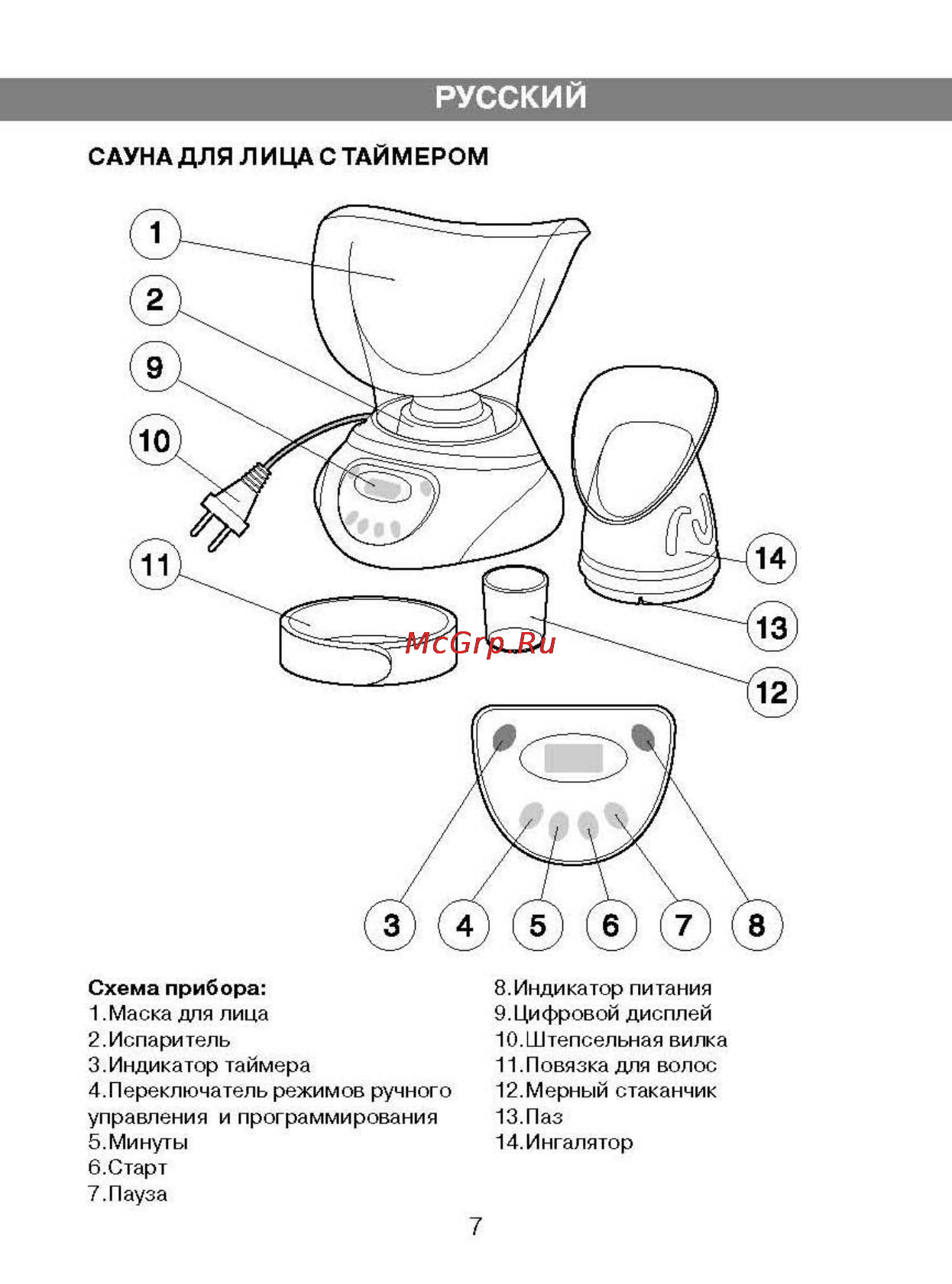 Vitek VT 2220 [2/6] Русский