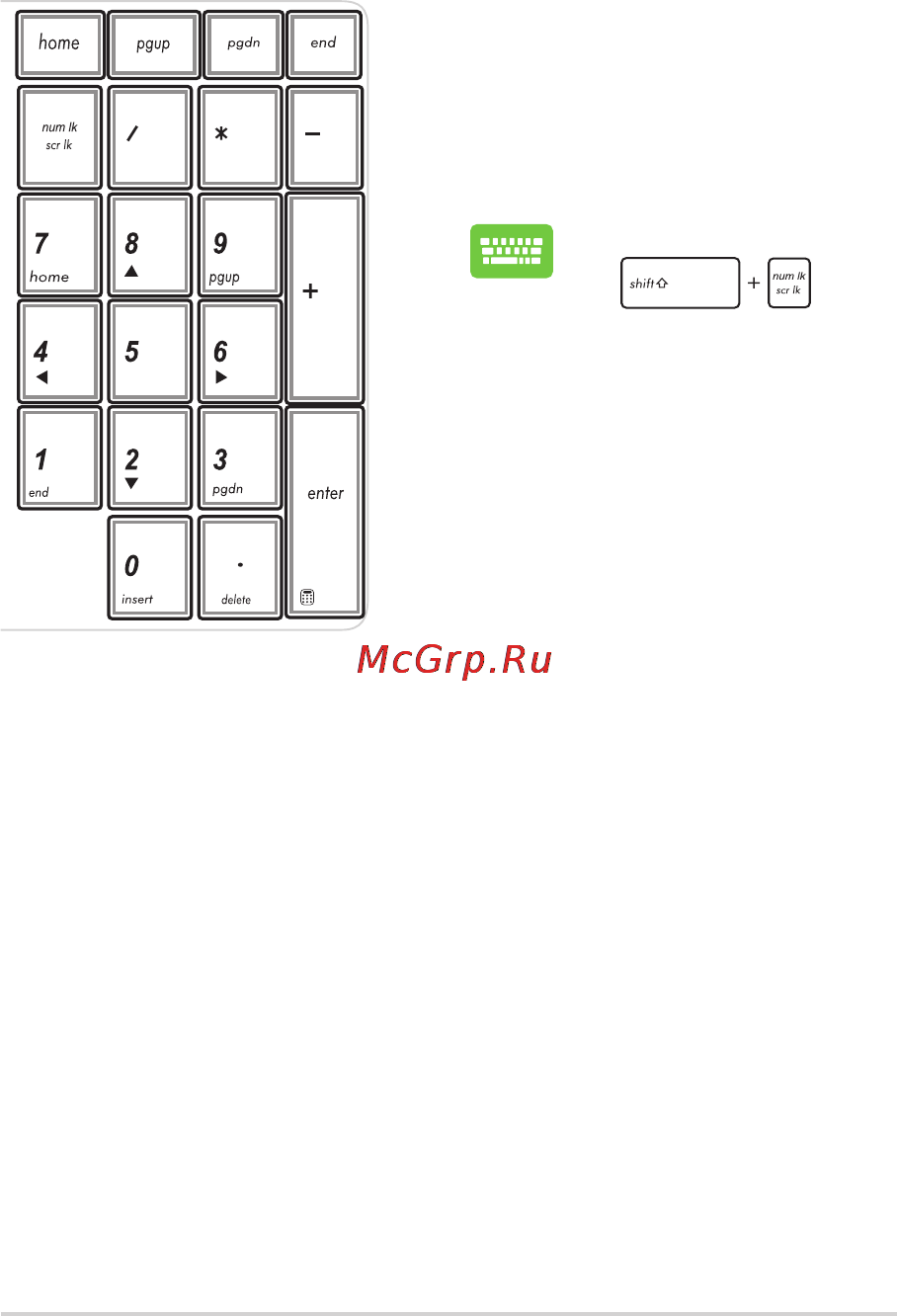 Asus x751ldv, 90nb04i1-m02120 [36/104] Цифровая клавиатура на некоторых моделях
