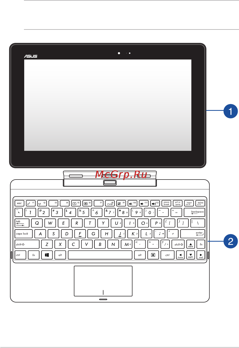 Asus transformer book t100tal lte 64gb + клавиатура [12/101] Vista superior