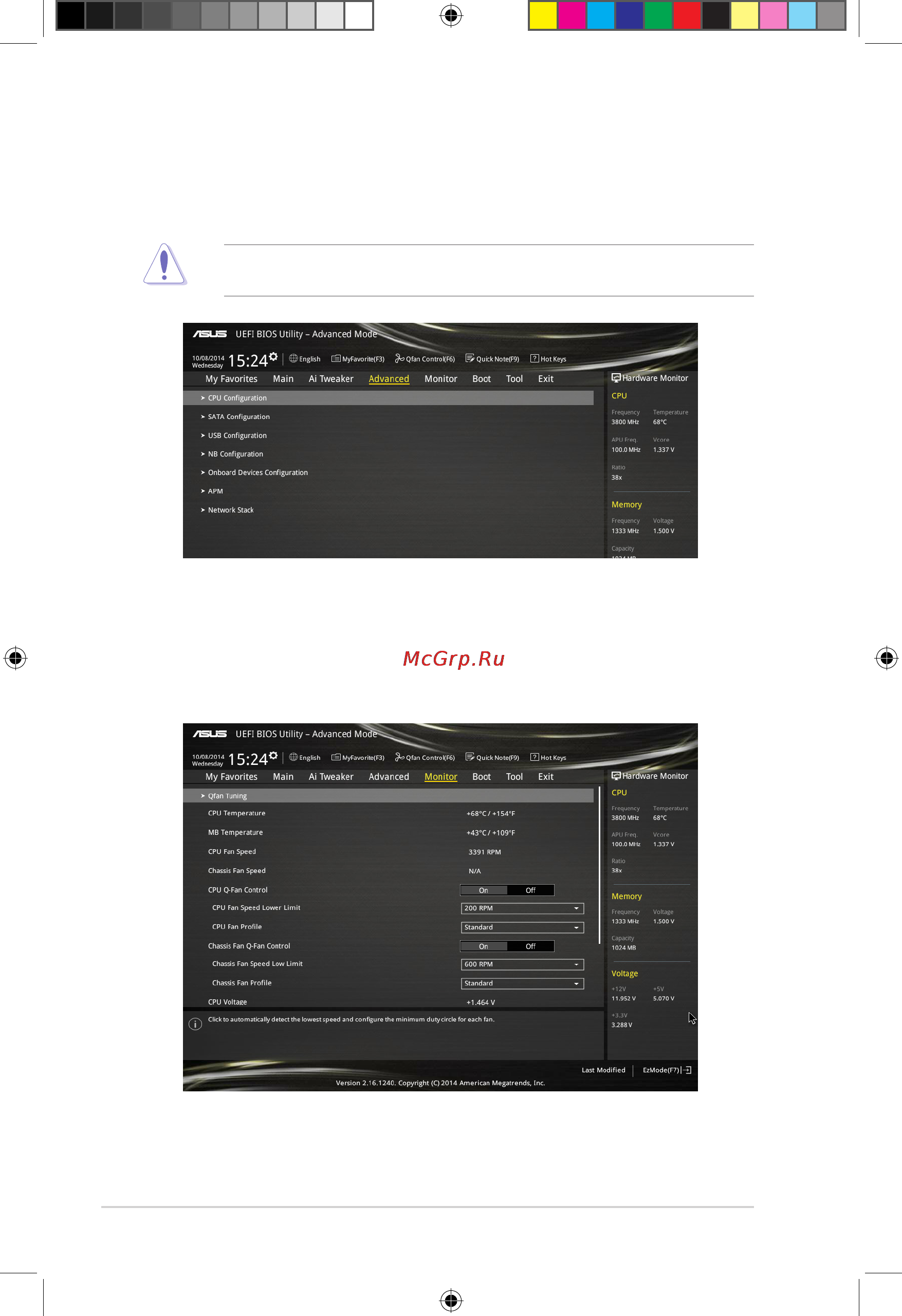 Asus a68hm-k [40/47] Advanced menu