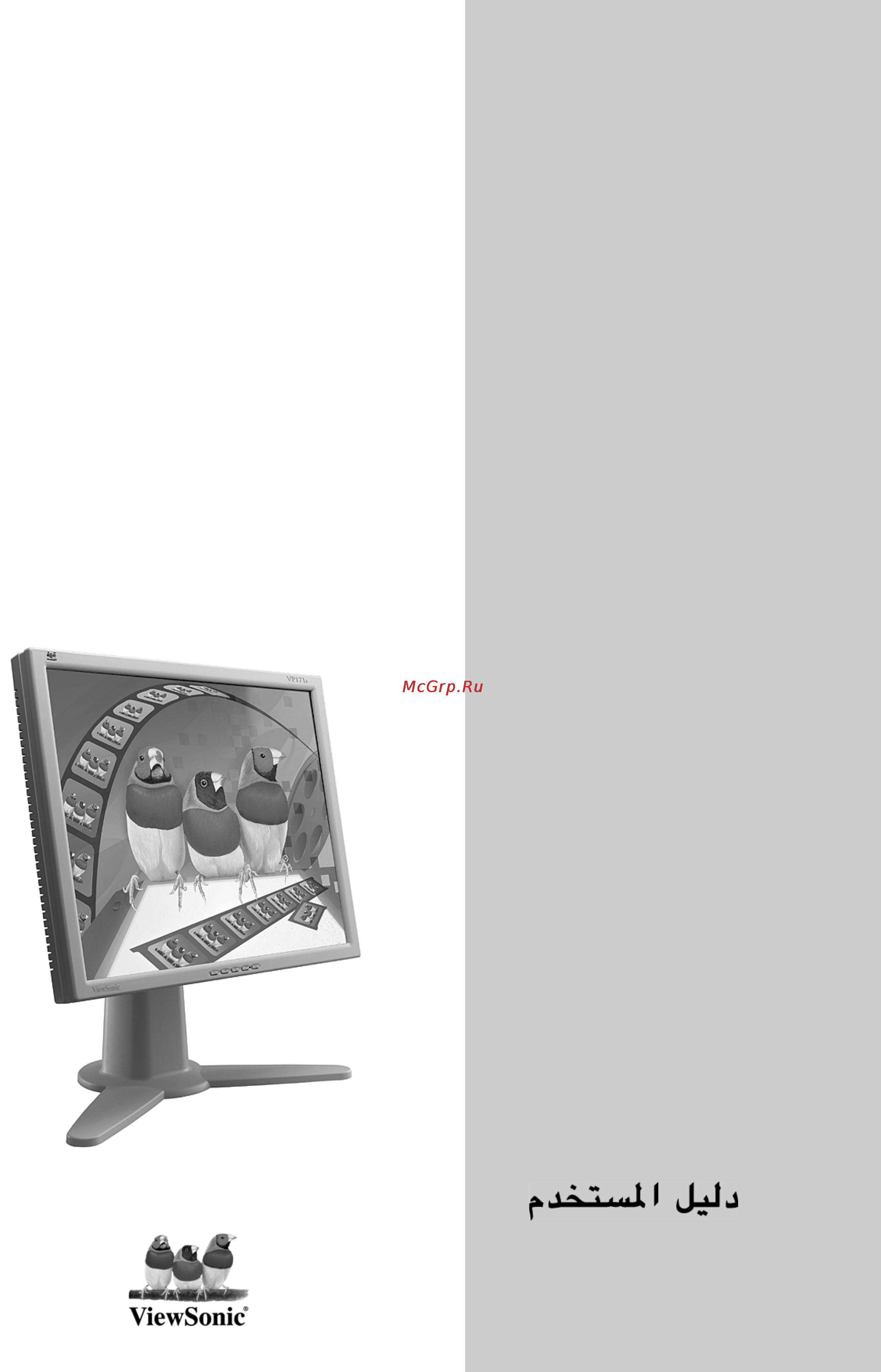 Viewsonic VP171s TFT Инструкция по эксплуатации онлайн