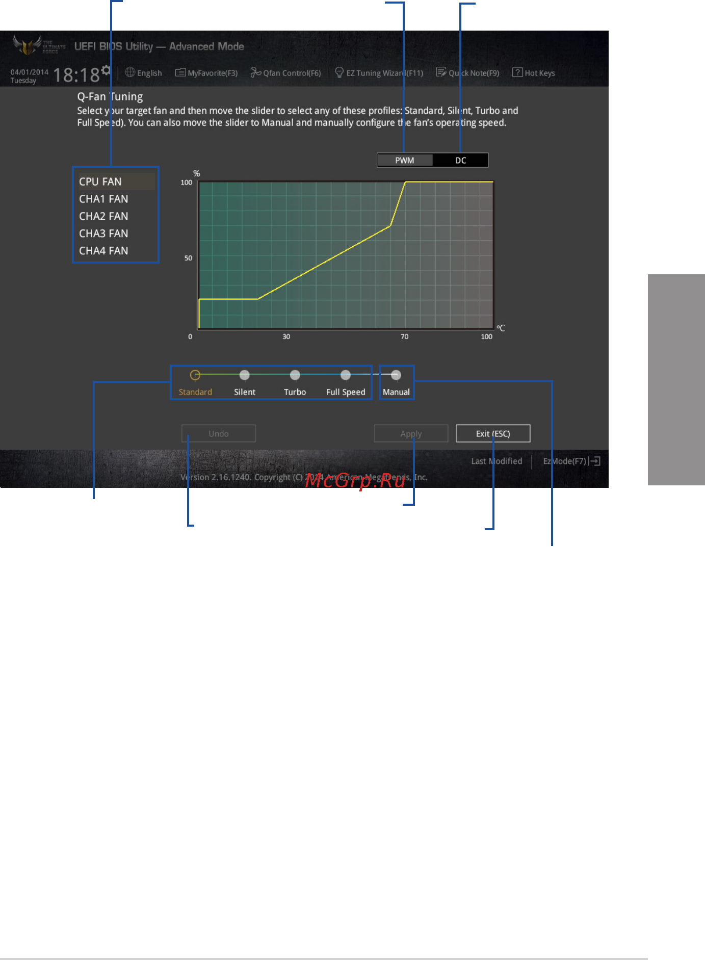 Asus tuf sabertooth z97 mark s [77/176] Q fan control