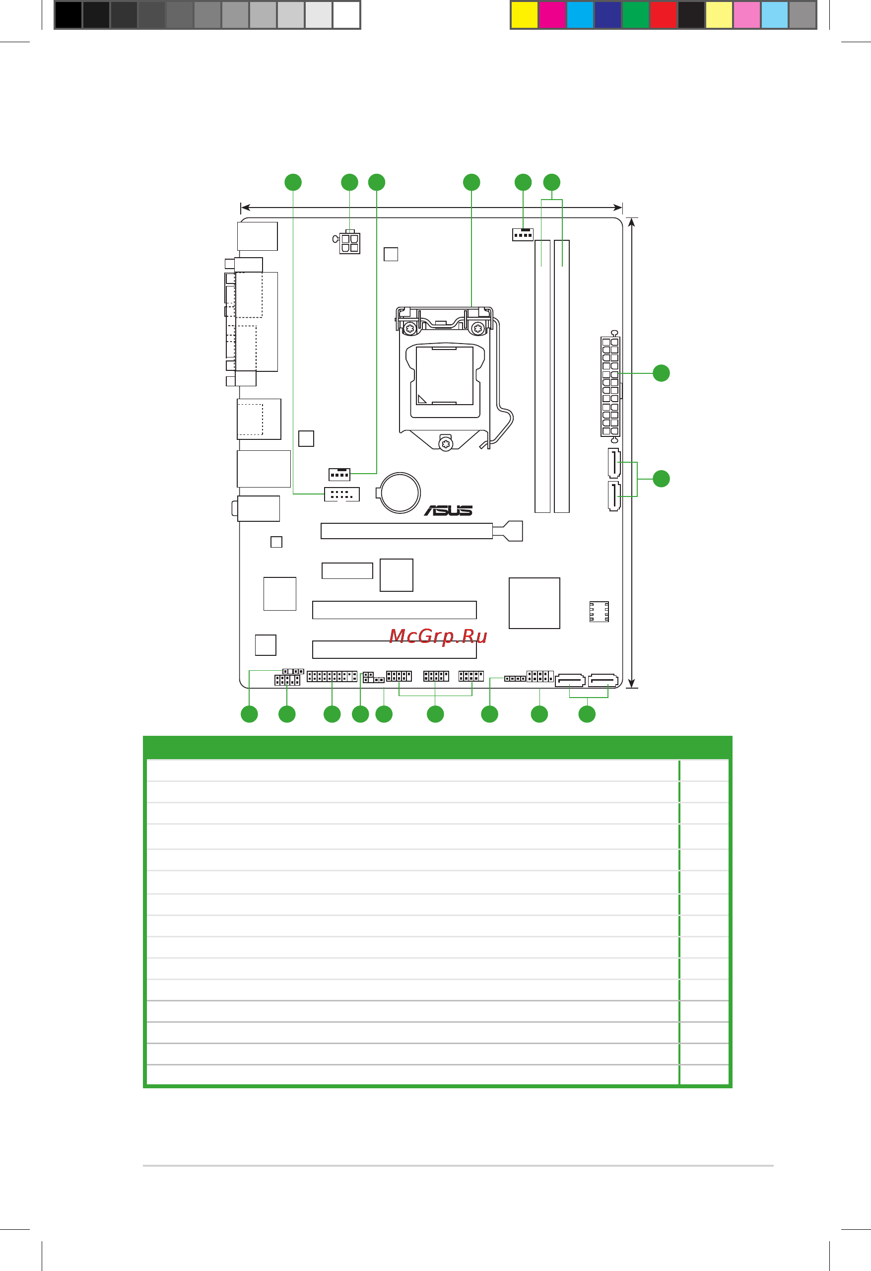 Asus h81m-v3 [11/50] Motherboard layout