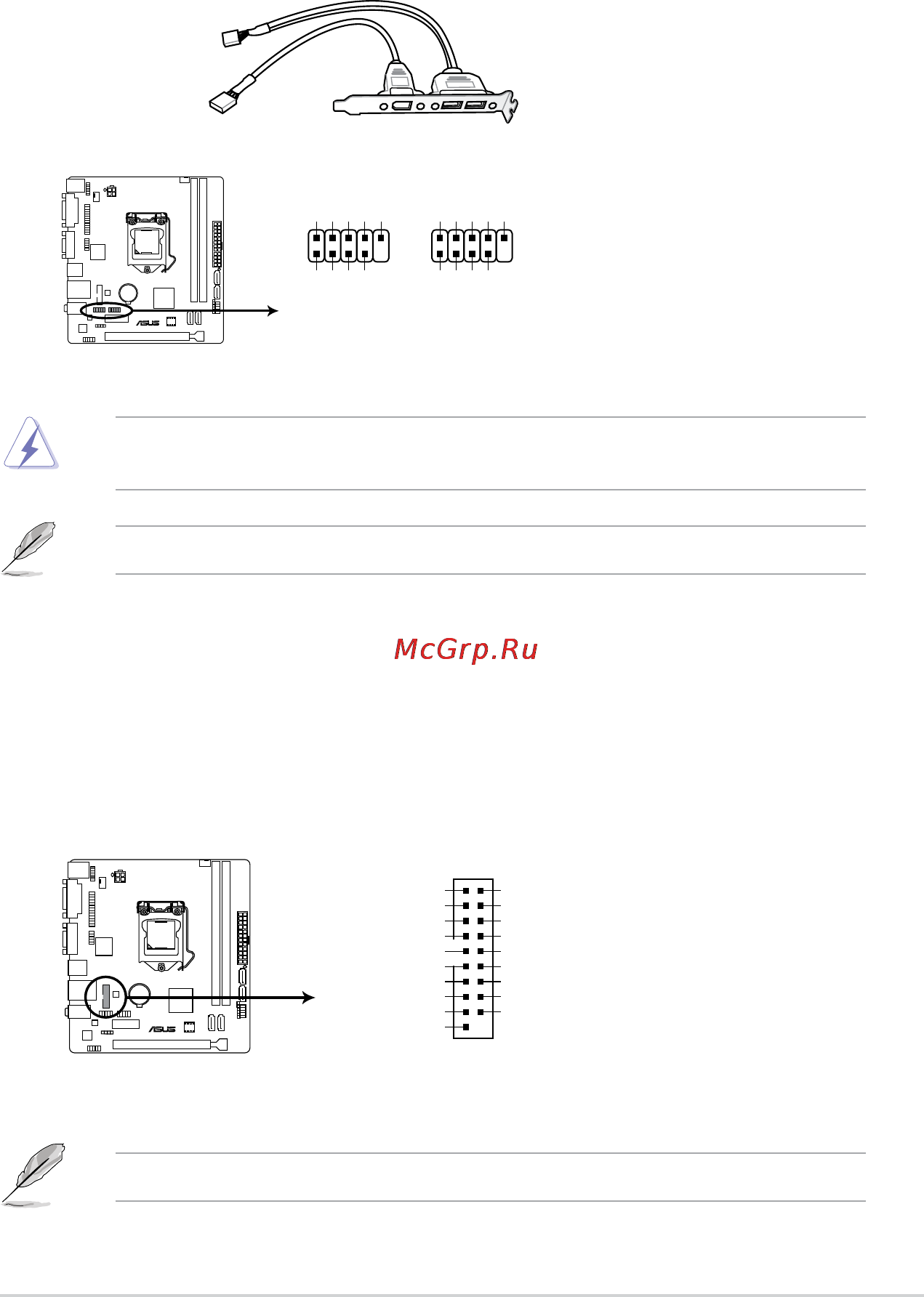 Asus h81m-p [23/48] H81m p usb3 front panel connector