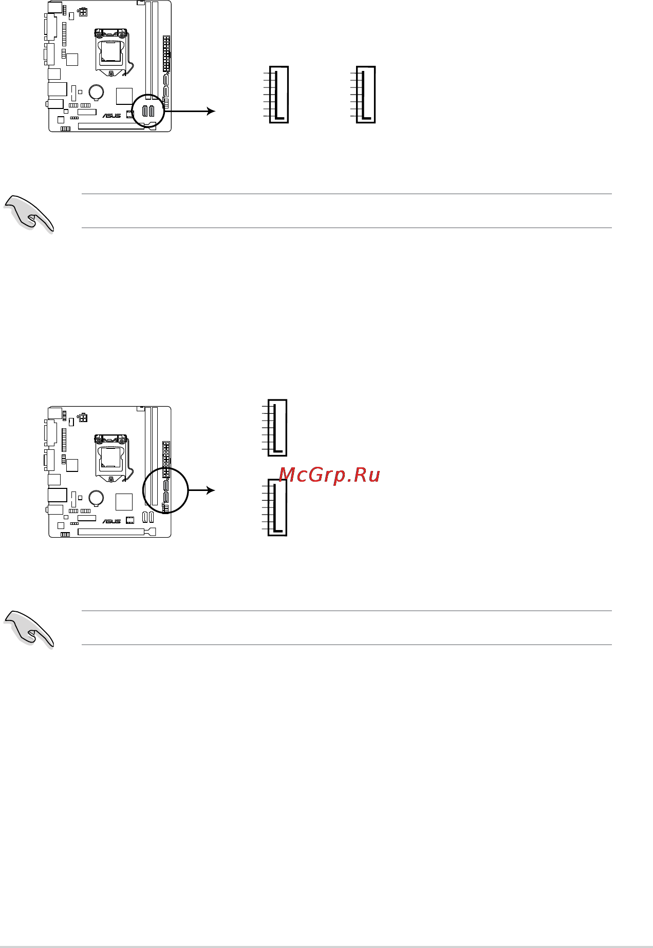 Asus h81m-p [25/48] H81m p sata 3 gb s connectors