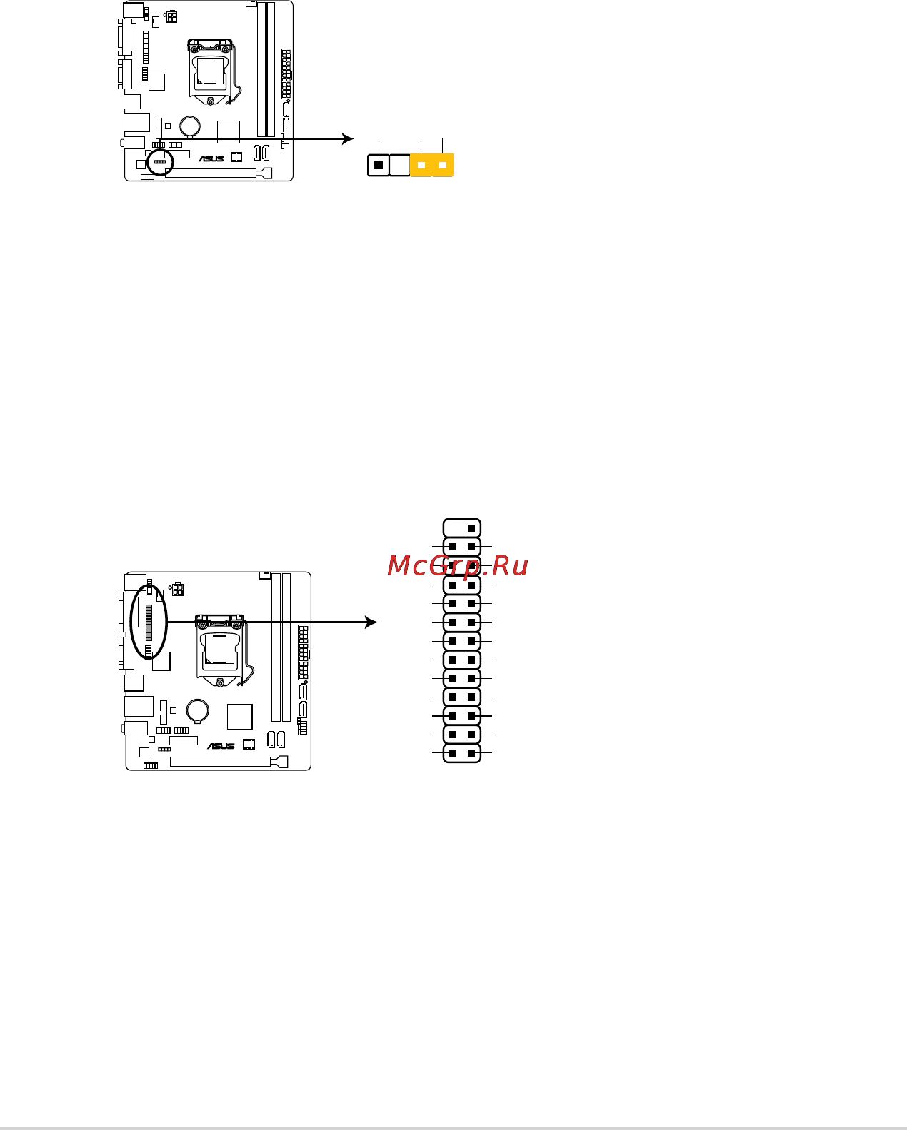 Asus h81m-p [26/48] H81m p parallel port connector
