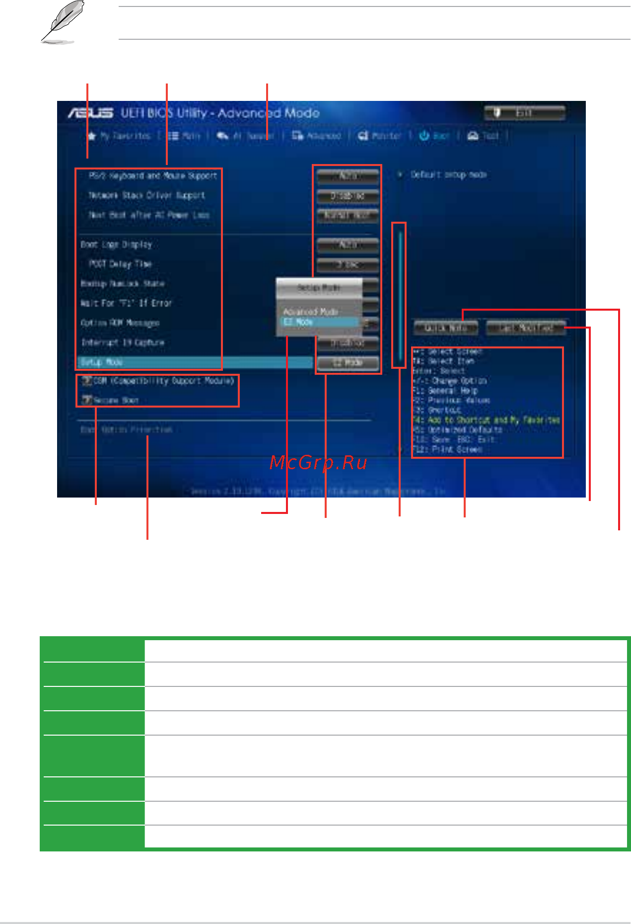 Asus h81m-p [36/48] Advanced mode