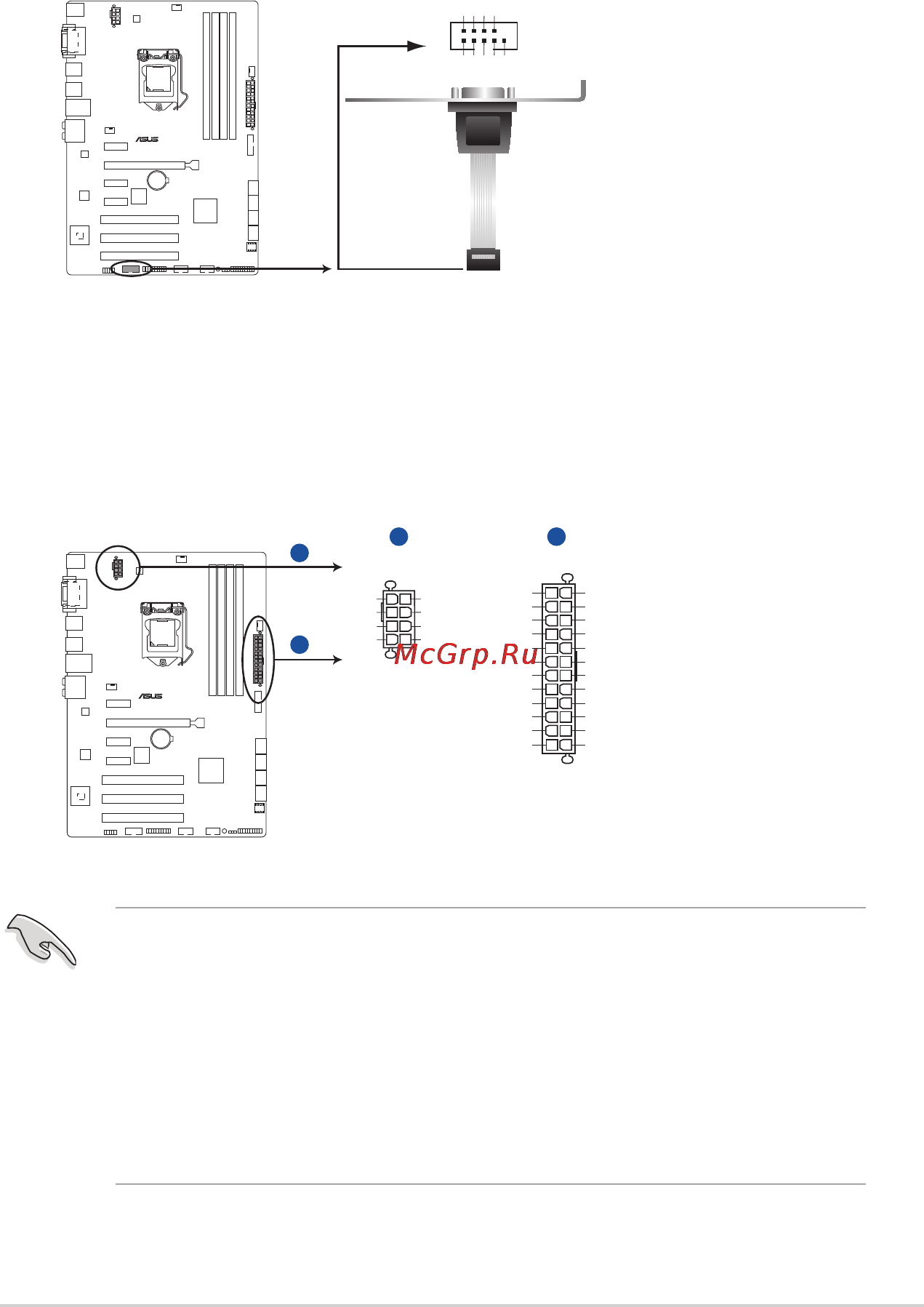 Asus h81-gamer [23/80] Serial port connector 10 1 pin com