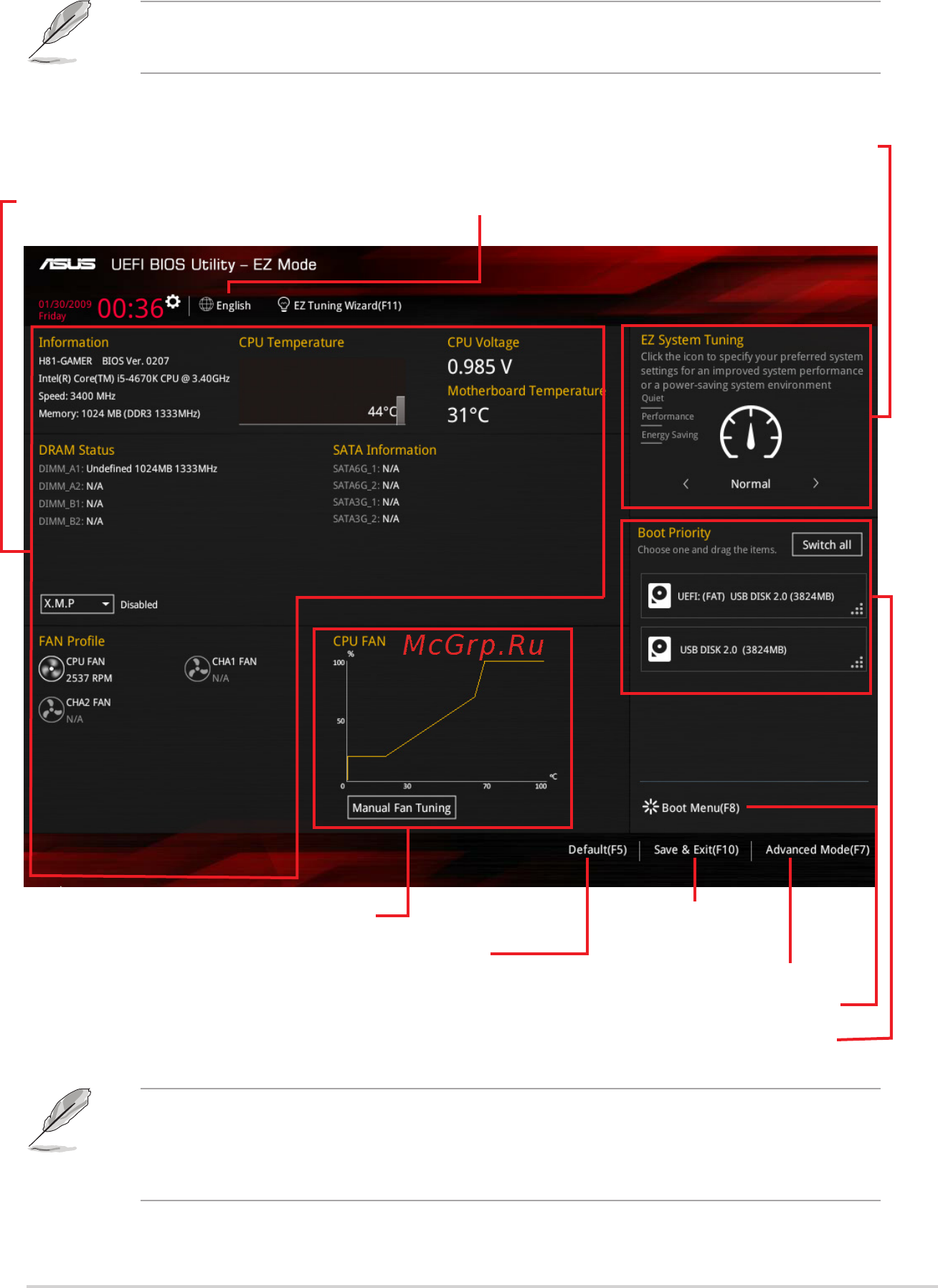 Asus h81-gamer [37/80] Ez mode