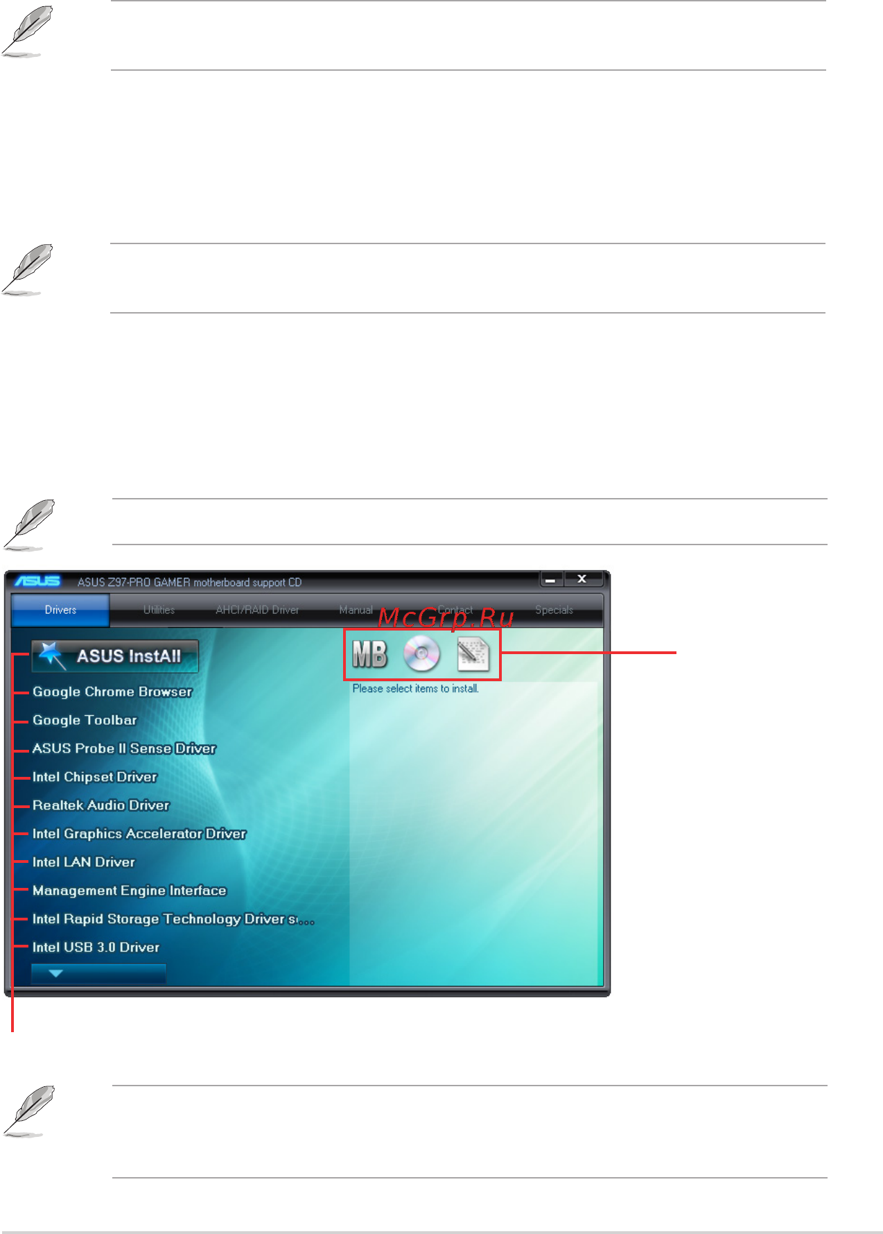 Asus z97-pro gamer [43/102] Software support