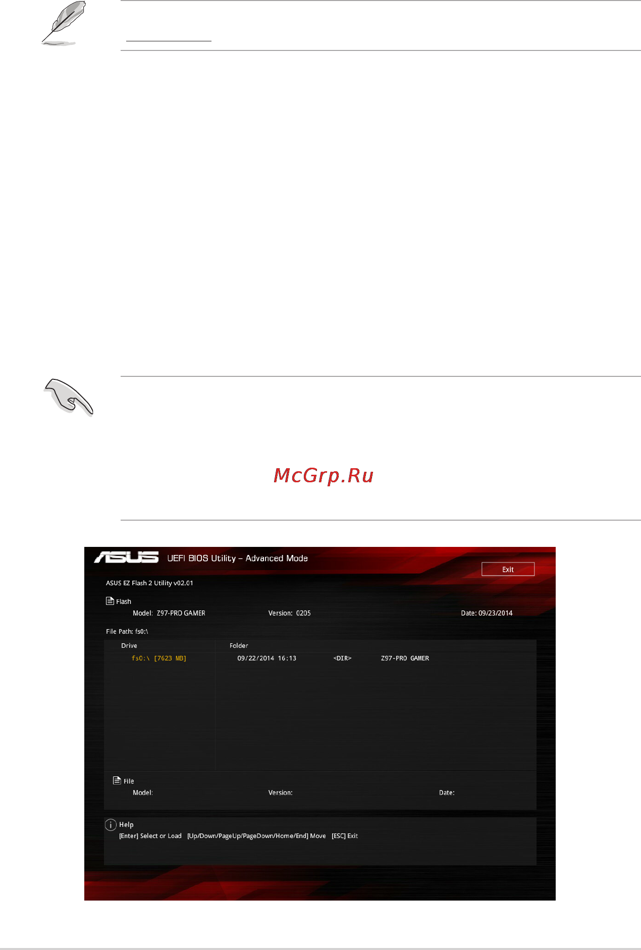 Asus z97-pro gamer [46/102] Asus ez flash 2