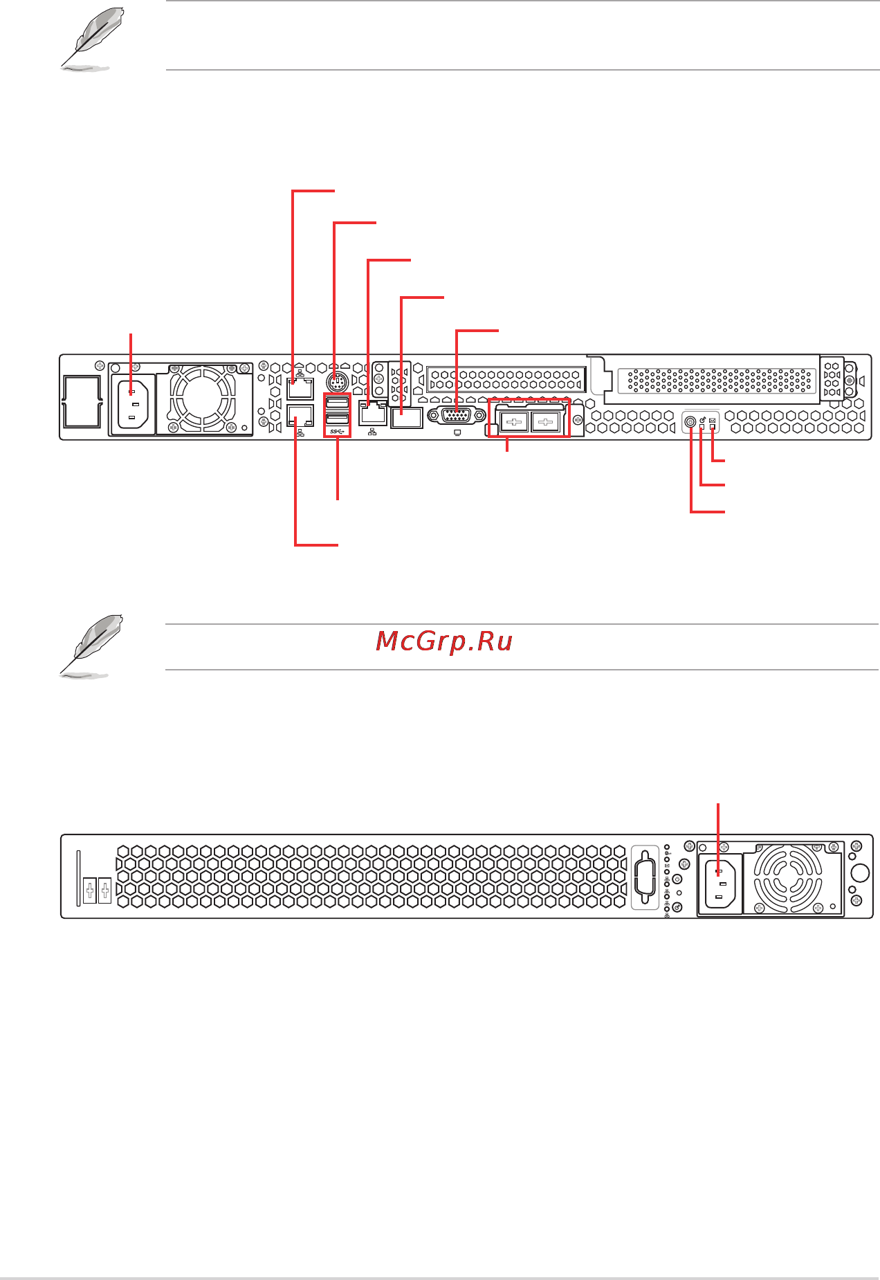 Asus rs400-e8-ps2 [18/178] Rear panel features