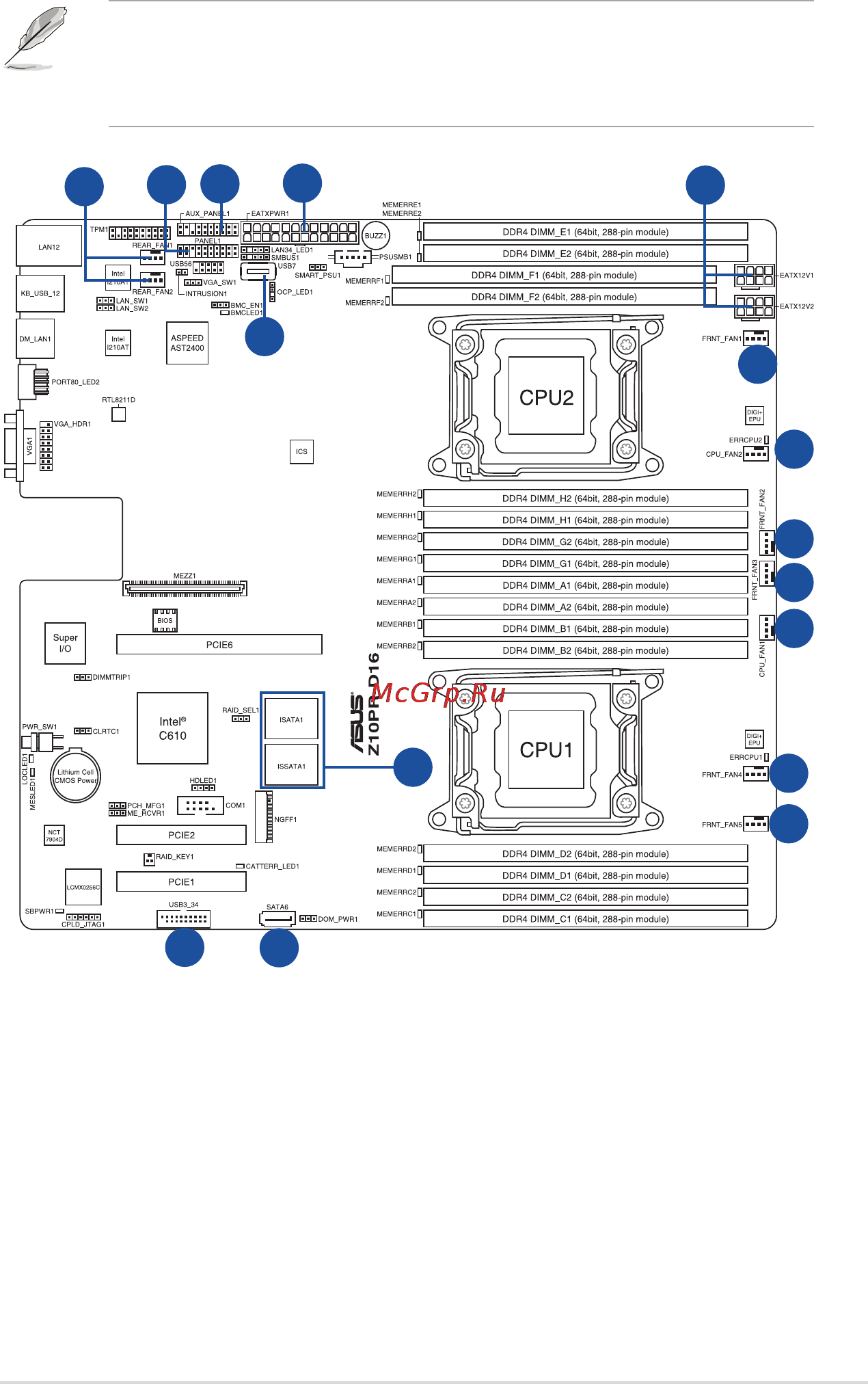 Asus rs400-e8-ps2 [47/178] Cable connections