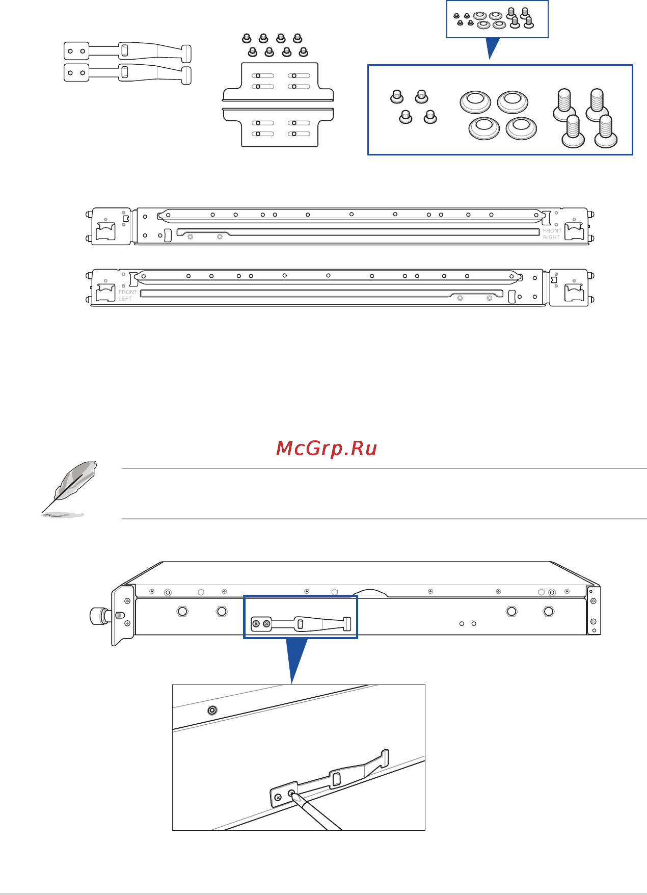 Asus rs400-e8-ps2 [50/178] Tool less friction rail kit