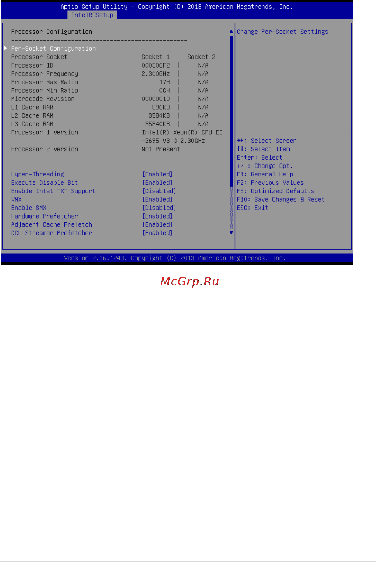 Asus rs400-e8-ps2 [99/178] Processor configuration