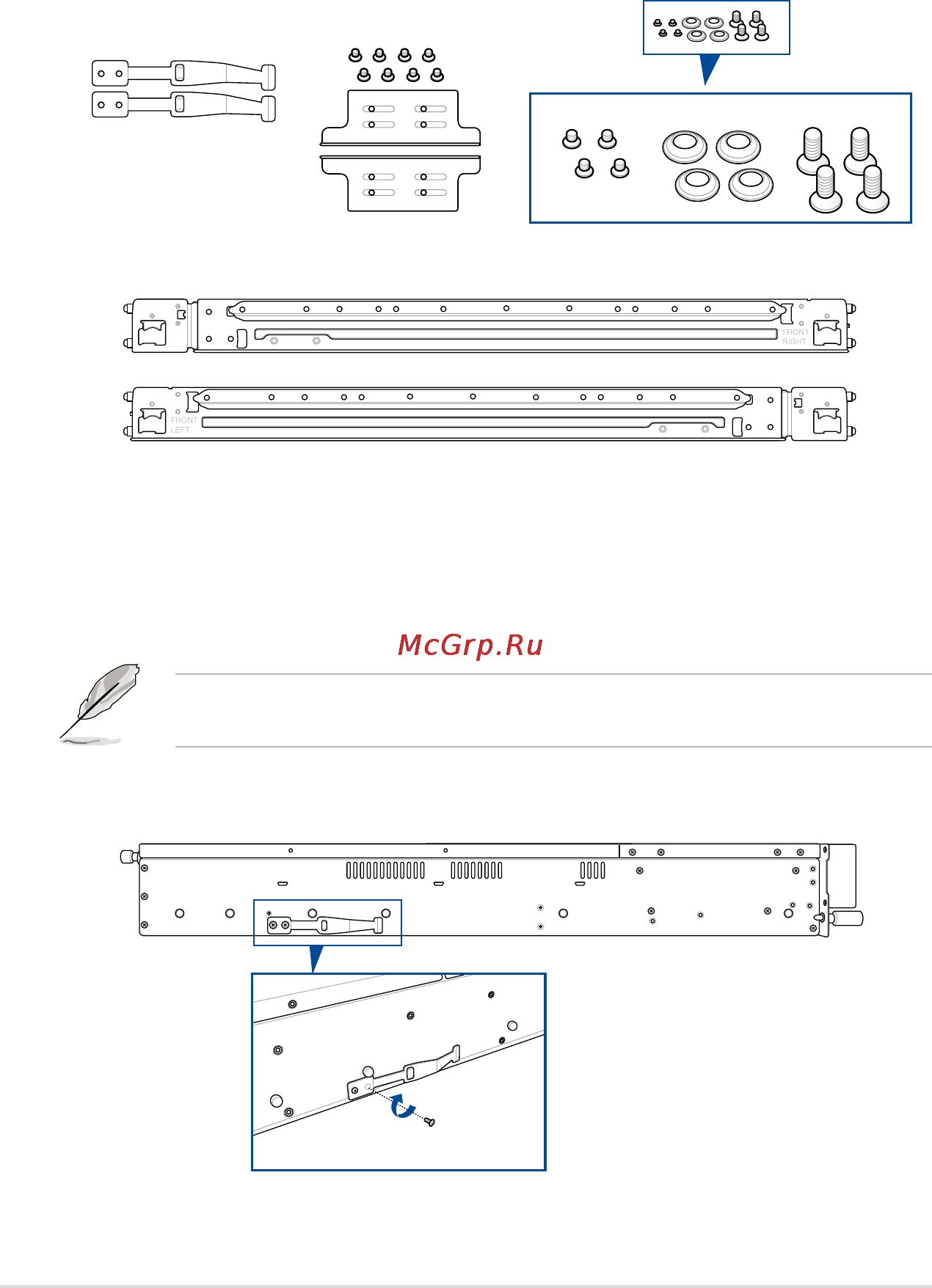 Asus rs520-e8-rs8 [54/202] Tool less friction rail kit
