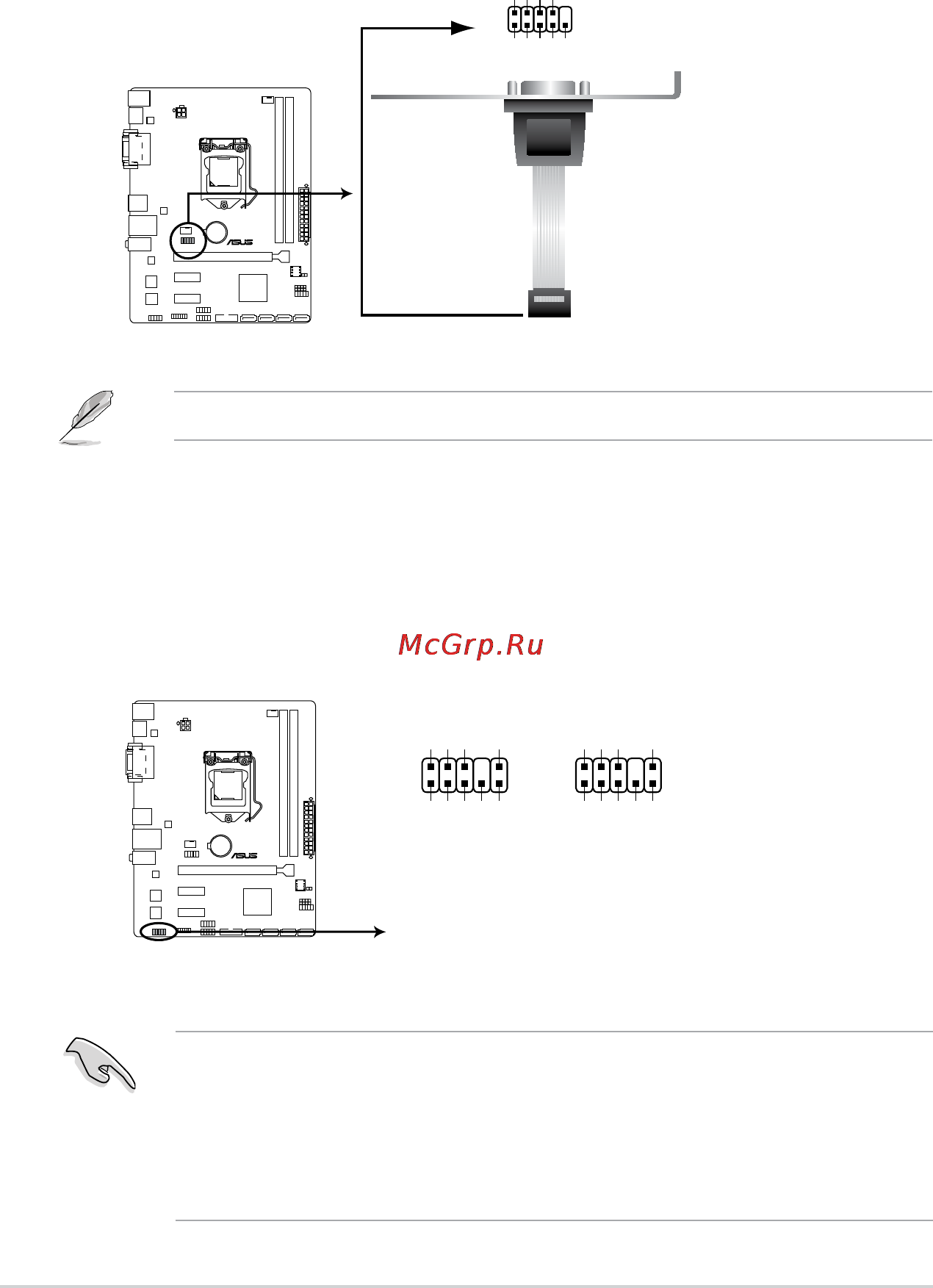 Asus h81m-p plus [22/52] Internal connectors