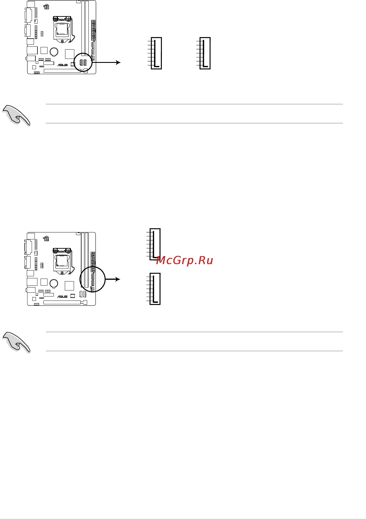 Asus h81m-r [25/48] H81 serial ata 6 gb s connectors 7 pin sata6g_1 2 yellow