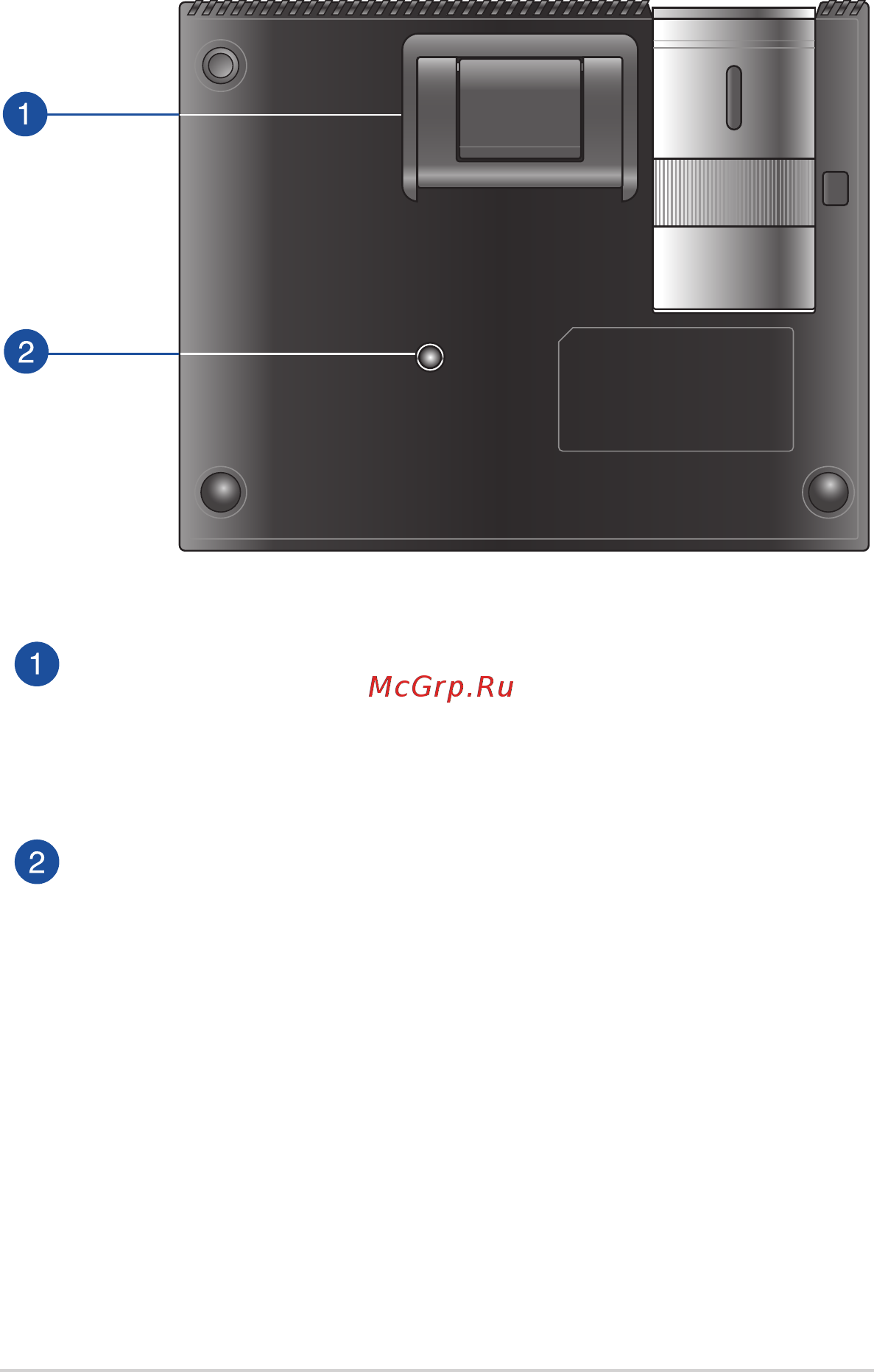 Asus B1M [17/74] Нижняя панель