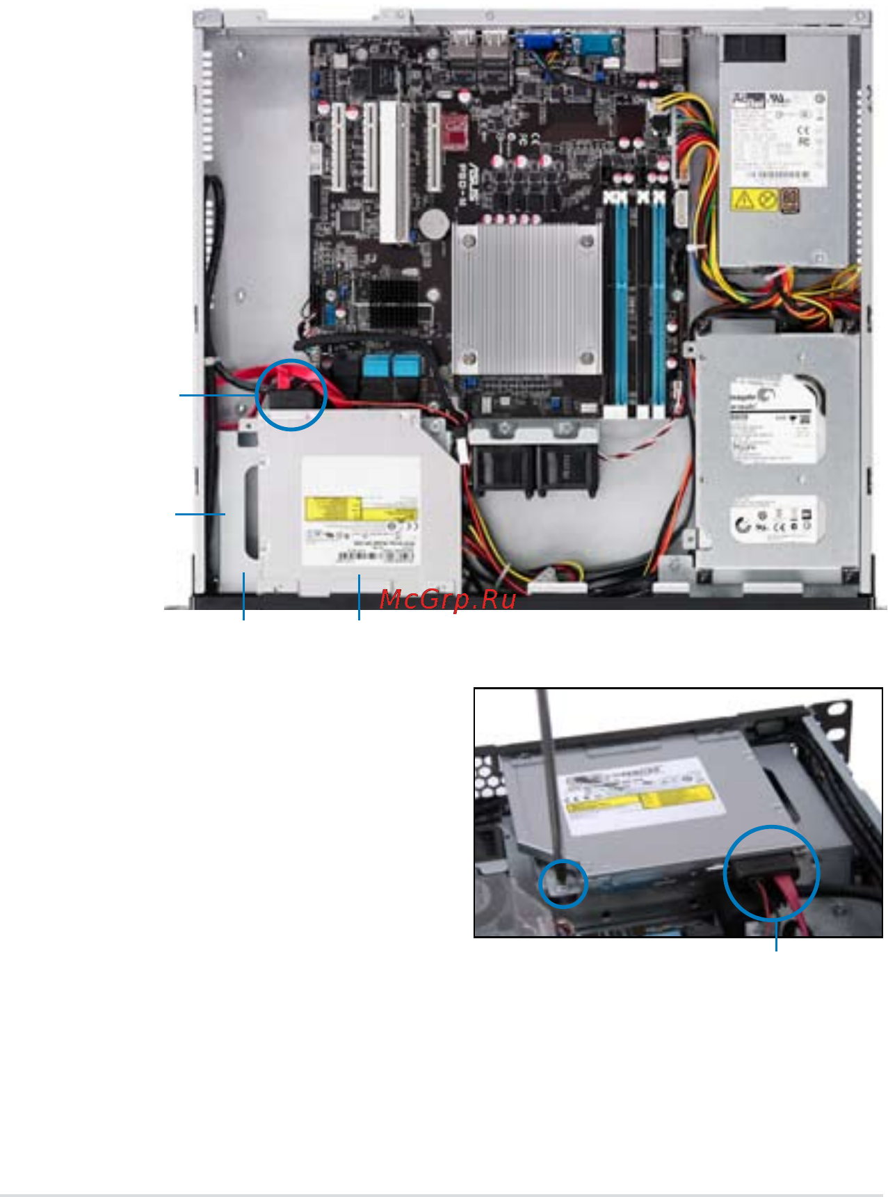 Asus rs100-e8-pi2 [36/158] Installing a hard disk drive to the hdd bay 2