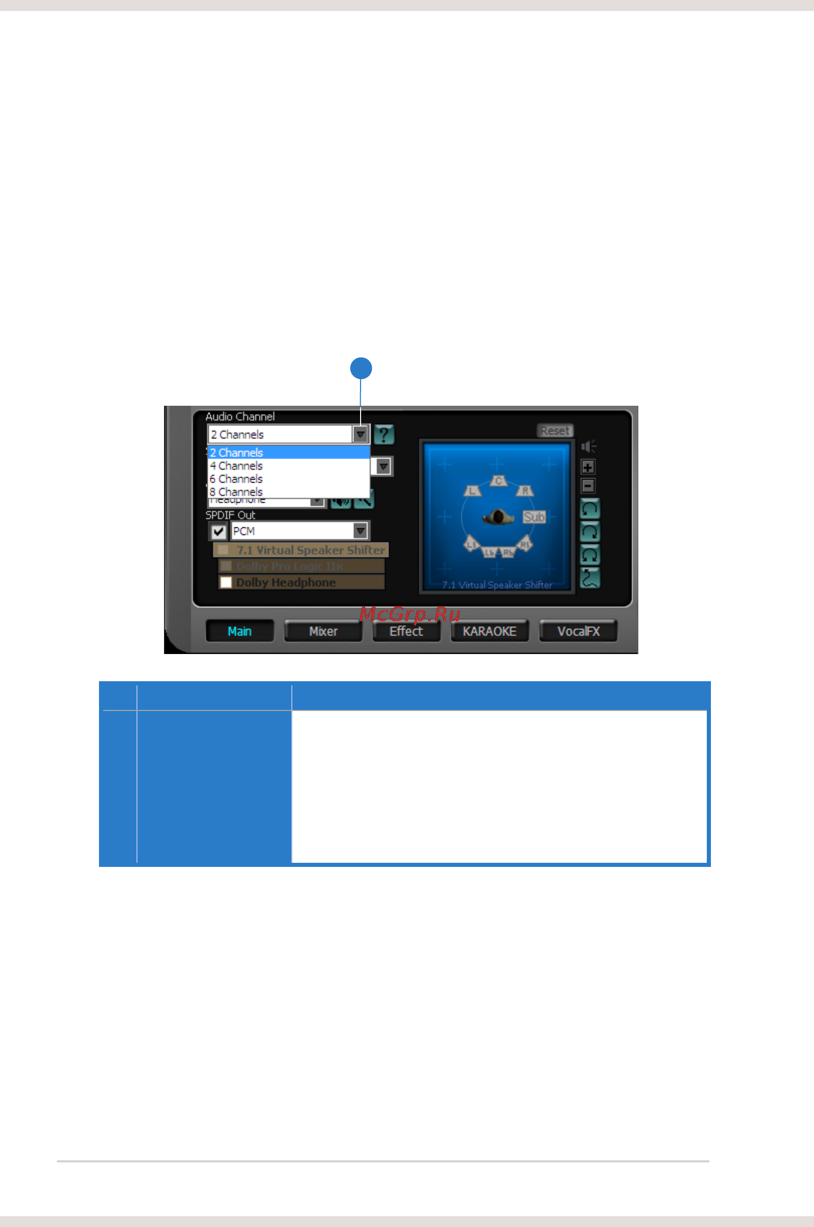 Asus xonar u3 [18/38] Audio channels for win7 vista only