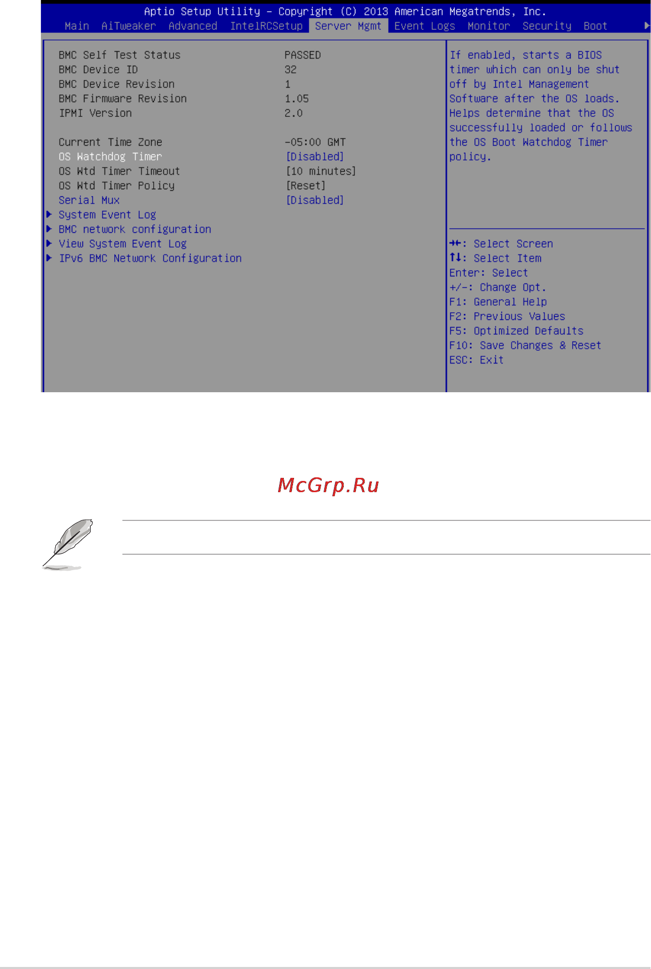 Asus ts700-e8-rs8 [132/210] Server mgmt menu