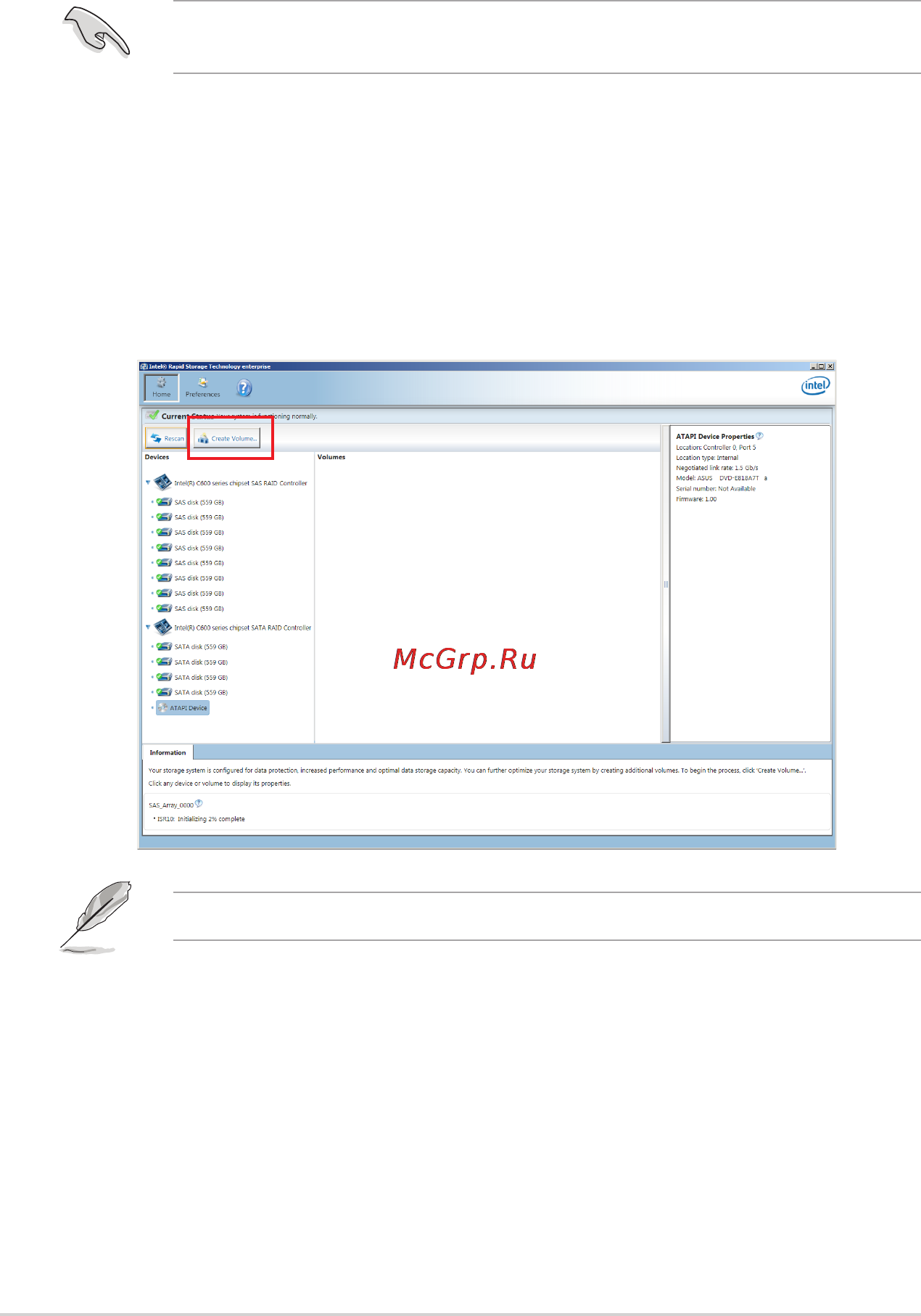 Asus ts700-e8-rs8 [178/210] Intel rapid storage technology enterprise windows