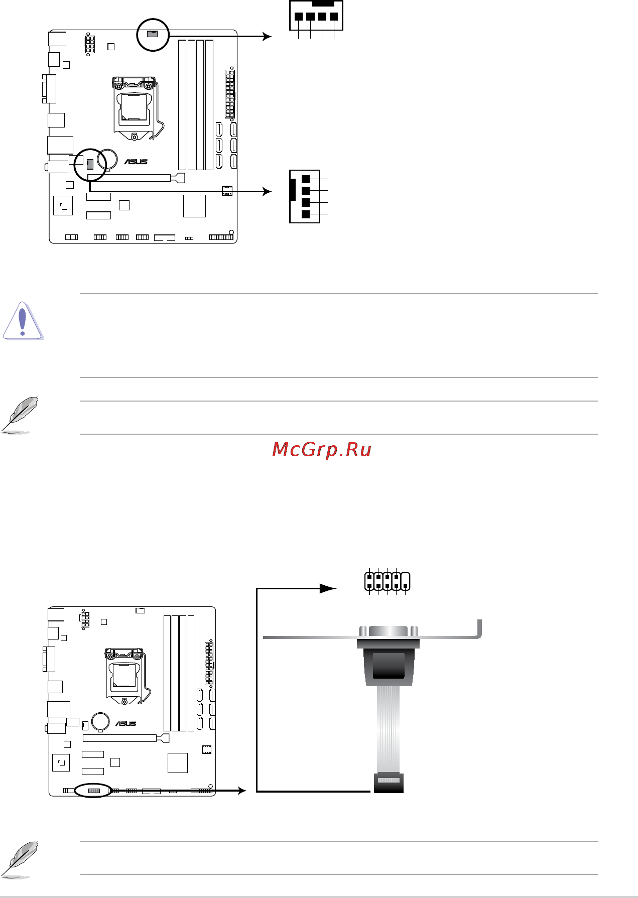 Asus b85m-gamer [23/80] Internal connectors