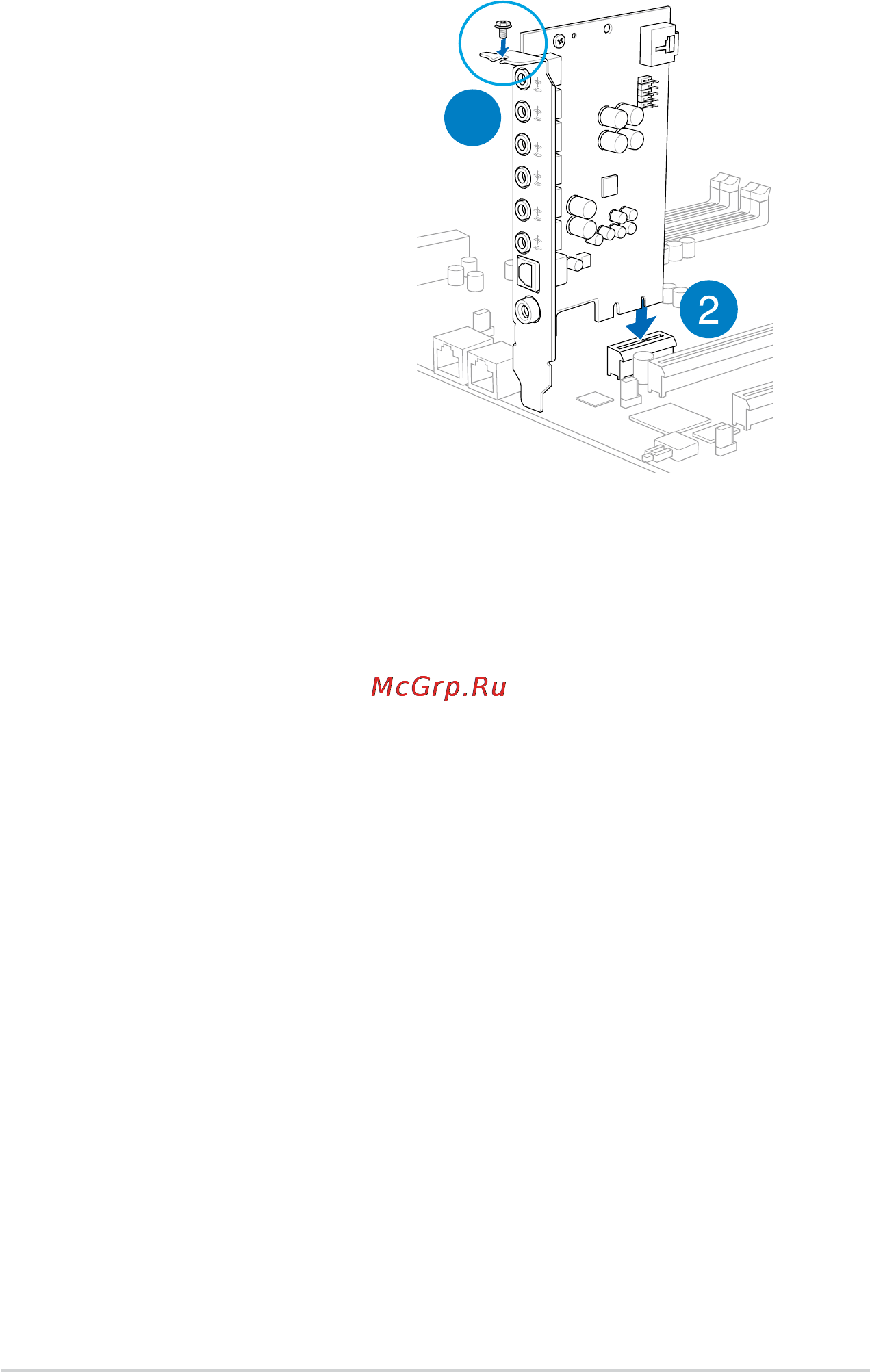 Asus p9d-e/4l [42/159] Installingtheaudiocard